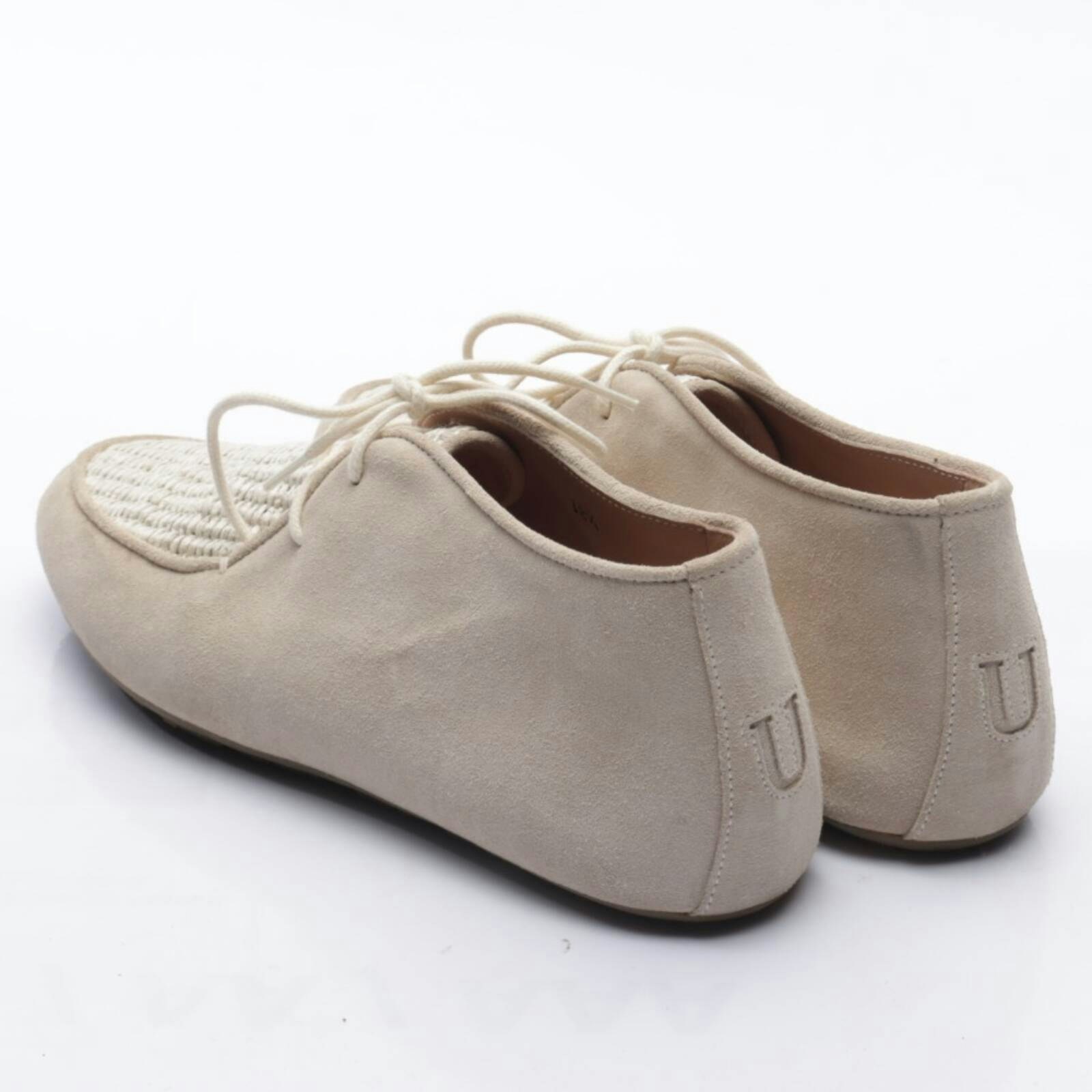 Image 2 of Lace up Shoes EUR 38.5 Beige in color White | Vite EnVogue