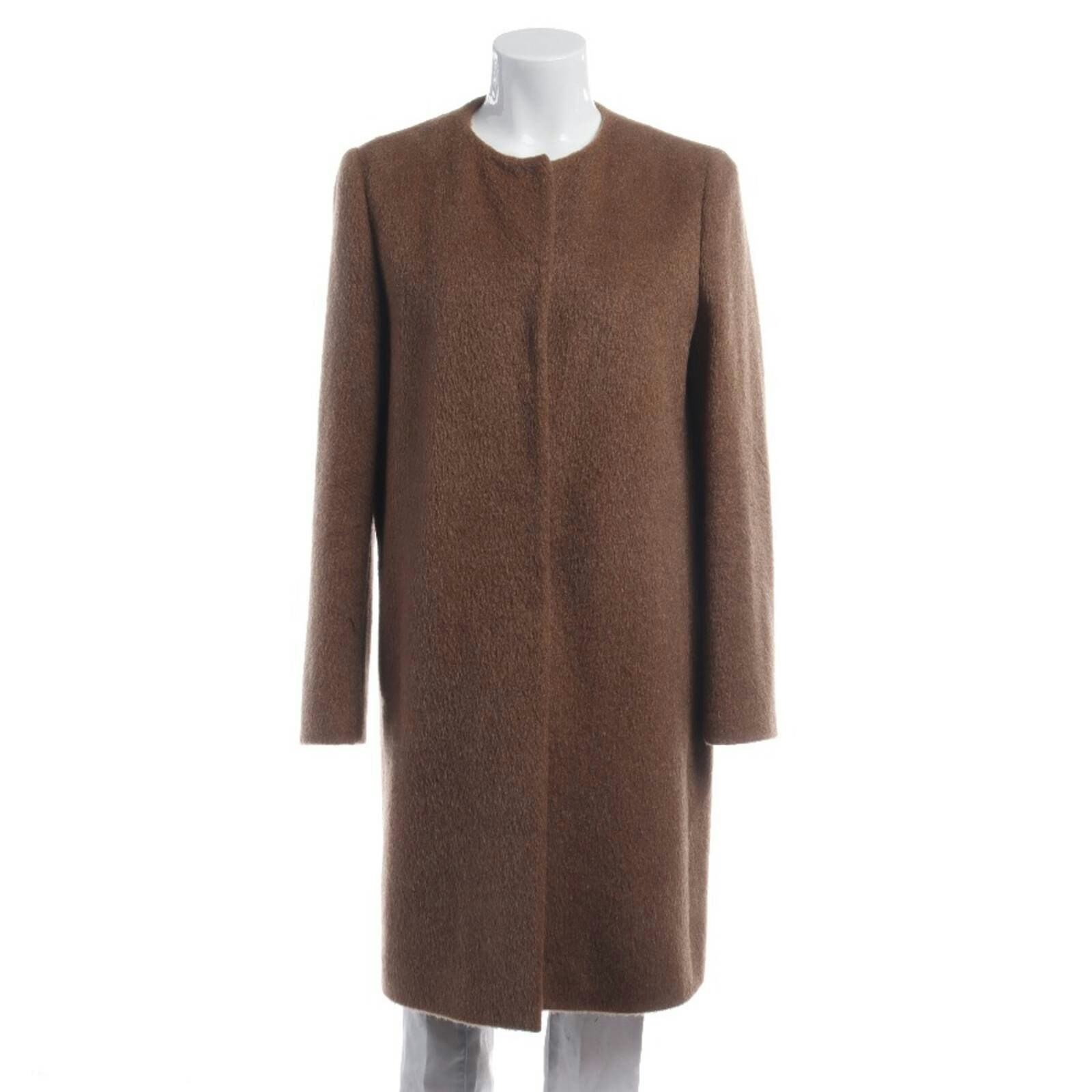 Image 1 of Mid-Season Coat 38 Light Brown in color Brown | Vite EnVogue