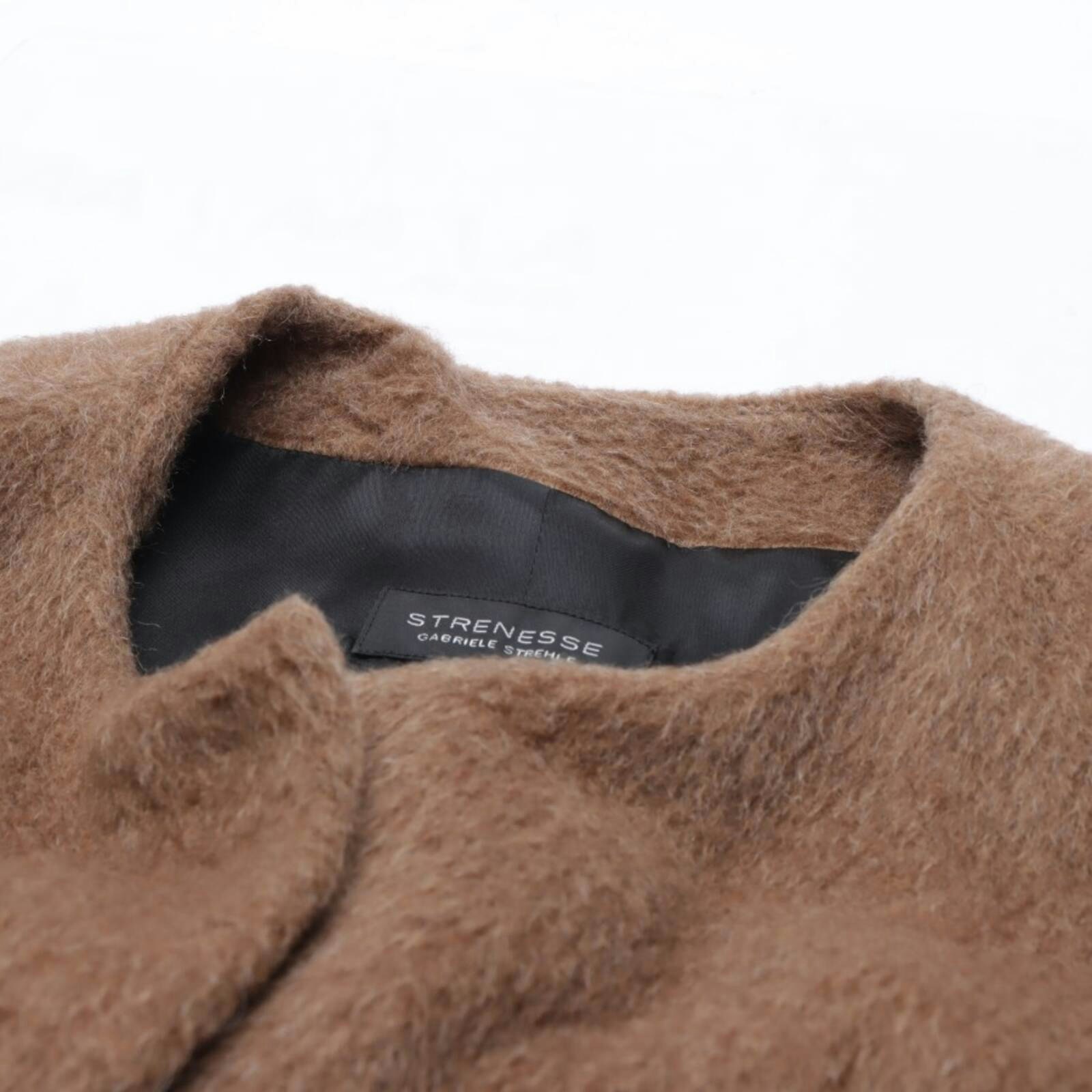 Image 3 of Mid-Season Coat 38 Light Brown in color Brown | Vite EnVogue