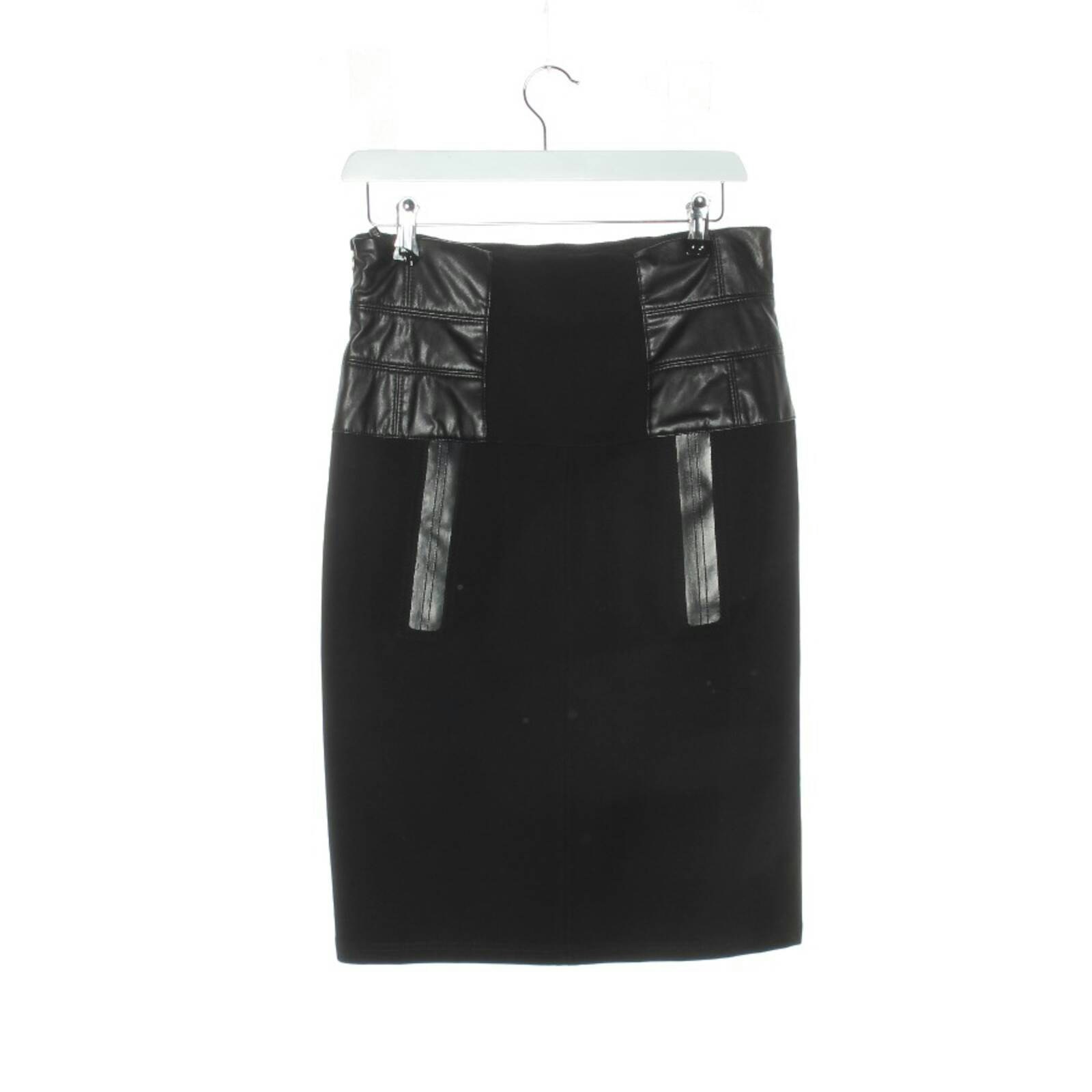 Image 2 of Skirt 40 Black in color Black | Vite EnVogue