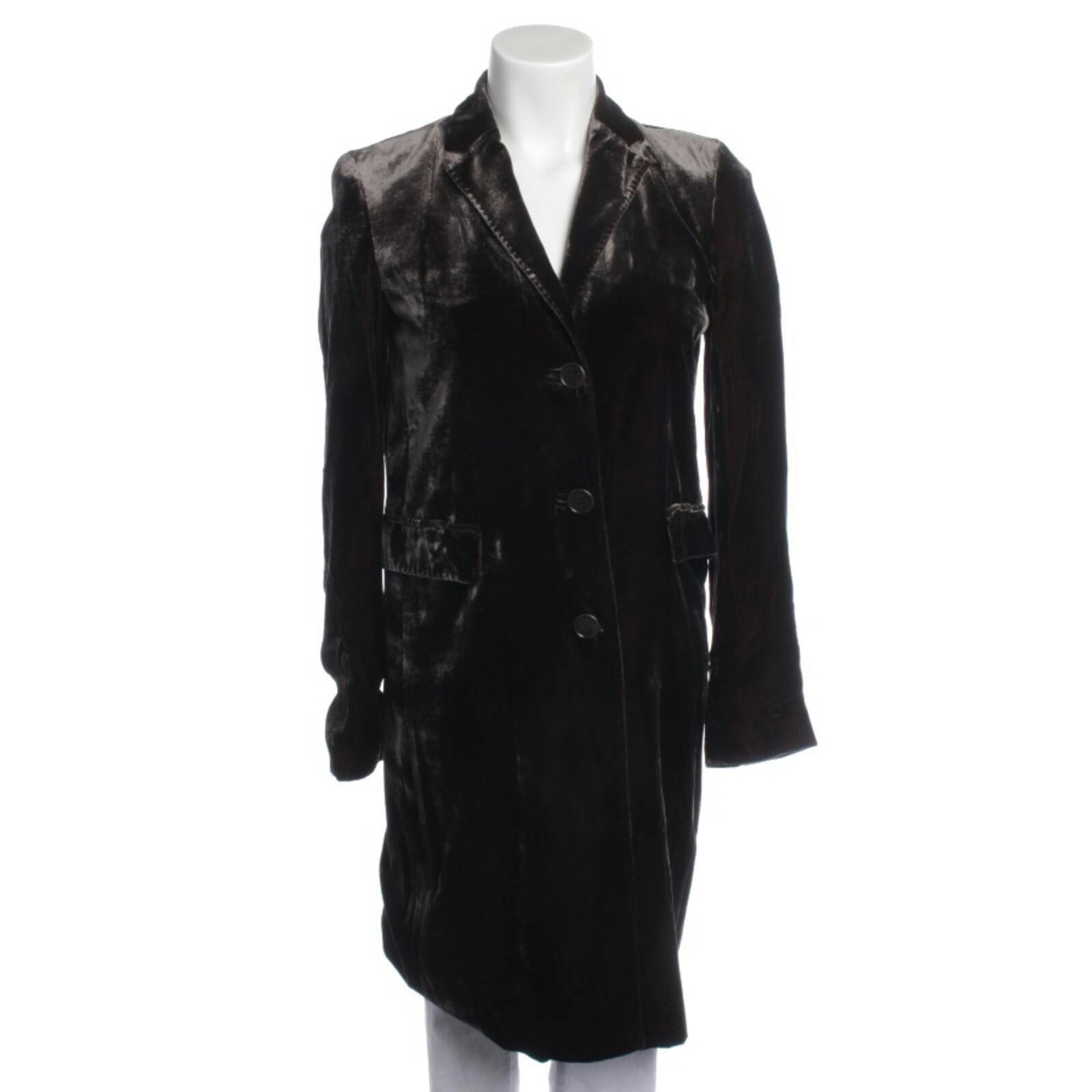 Image 1 of Mid-Season Coat 36 Brown in color Brown | Vite EnVogue