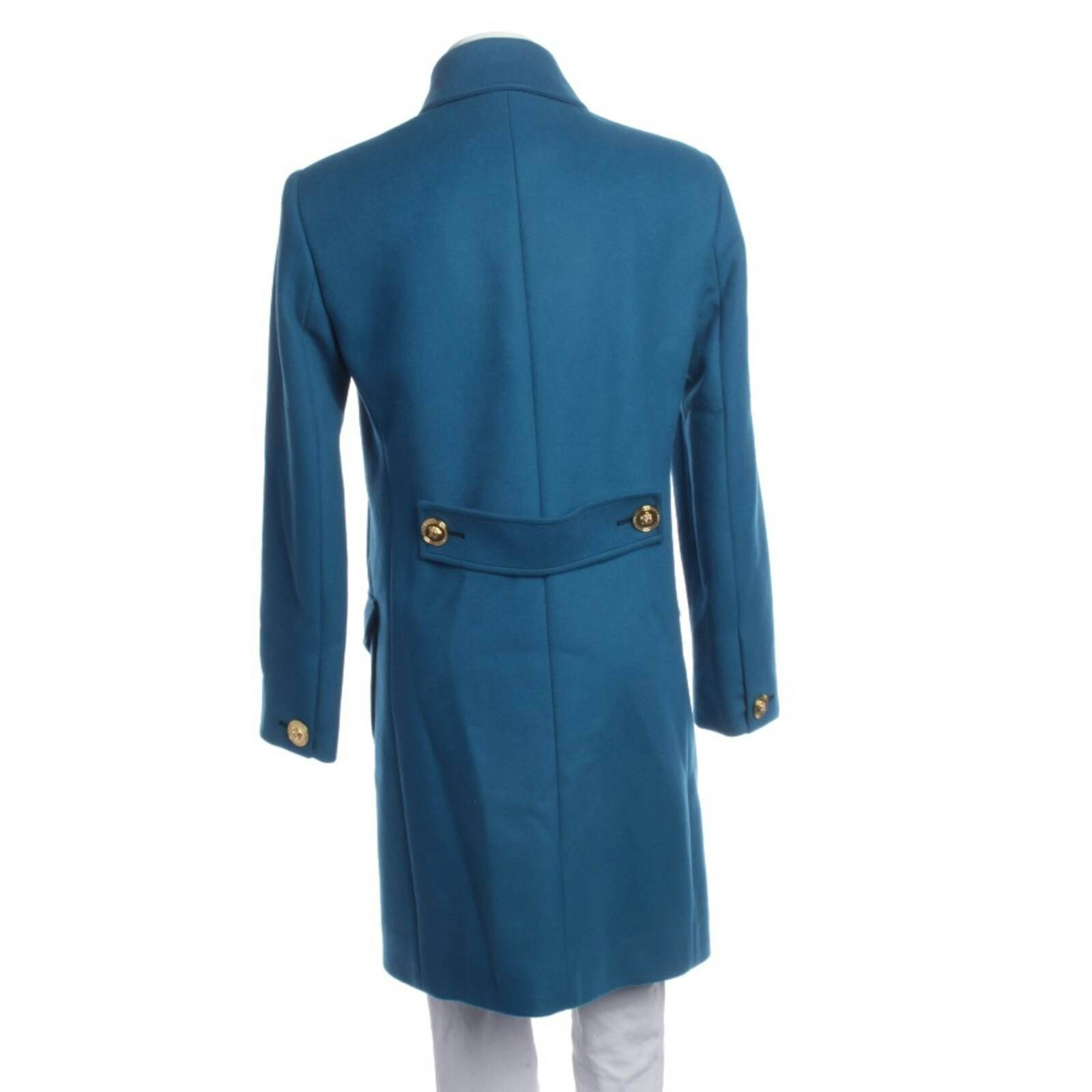 Image 2 of Winter Coat 34 Turquoise in color Blue | Vite EnVogue