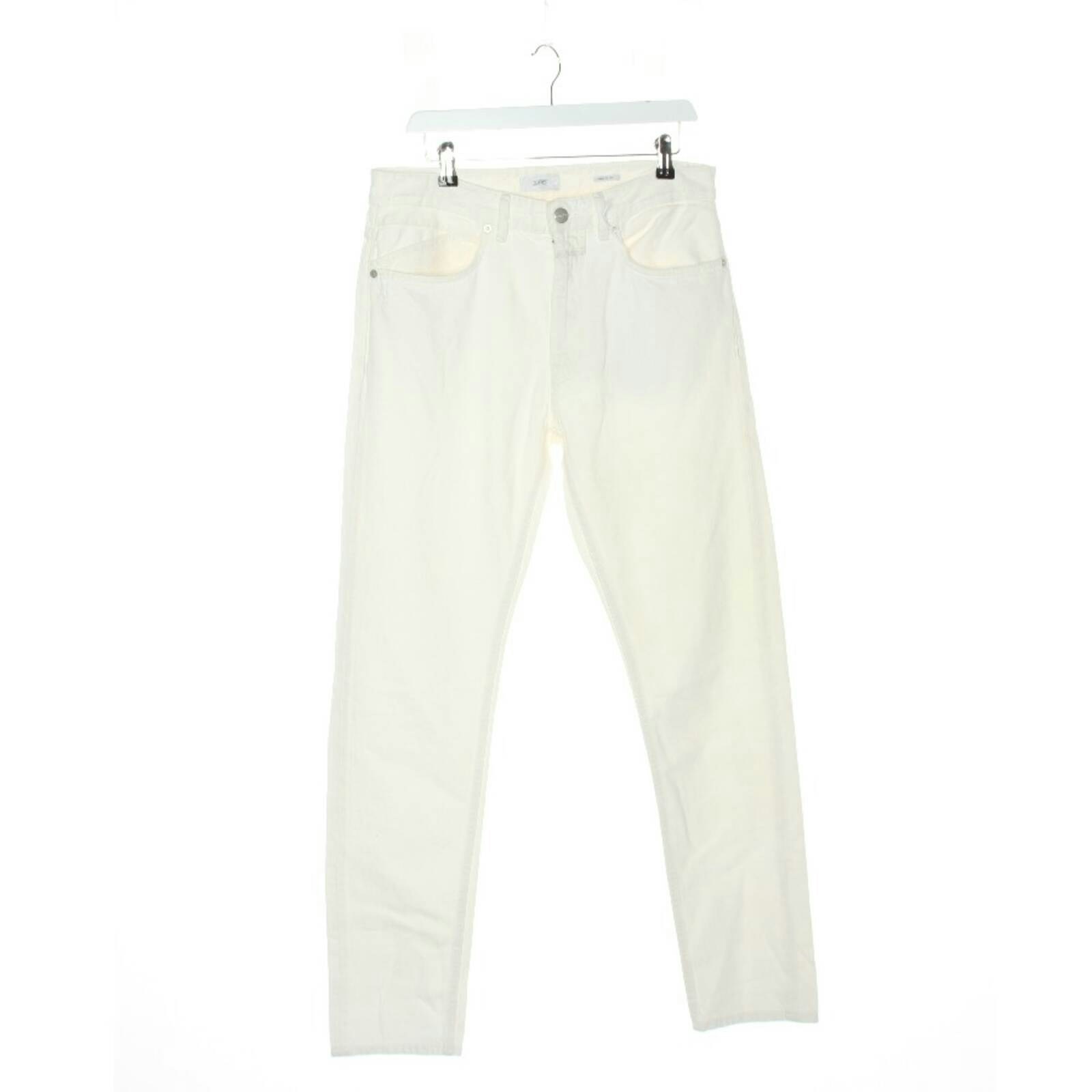 Image 1 of Straight Fit Jeans W31 Cream in color White | Vite EnVogue