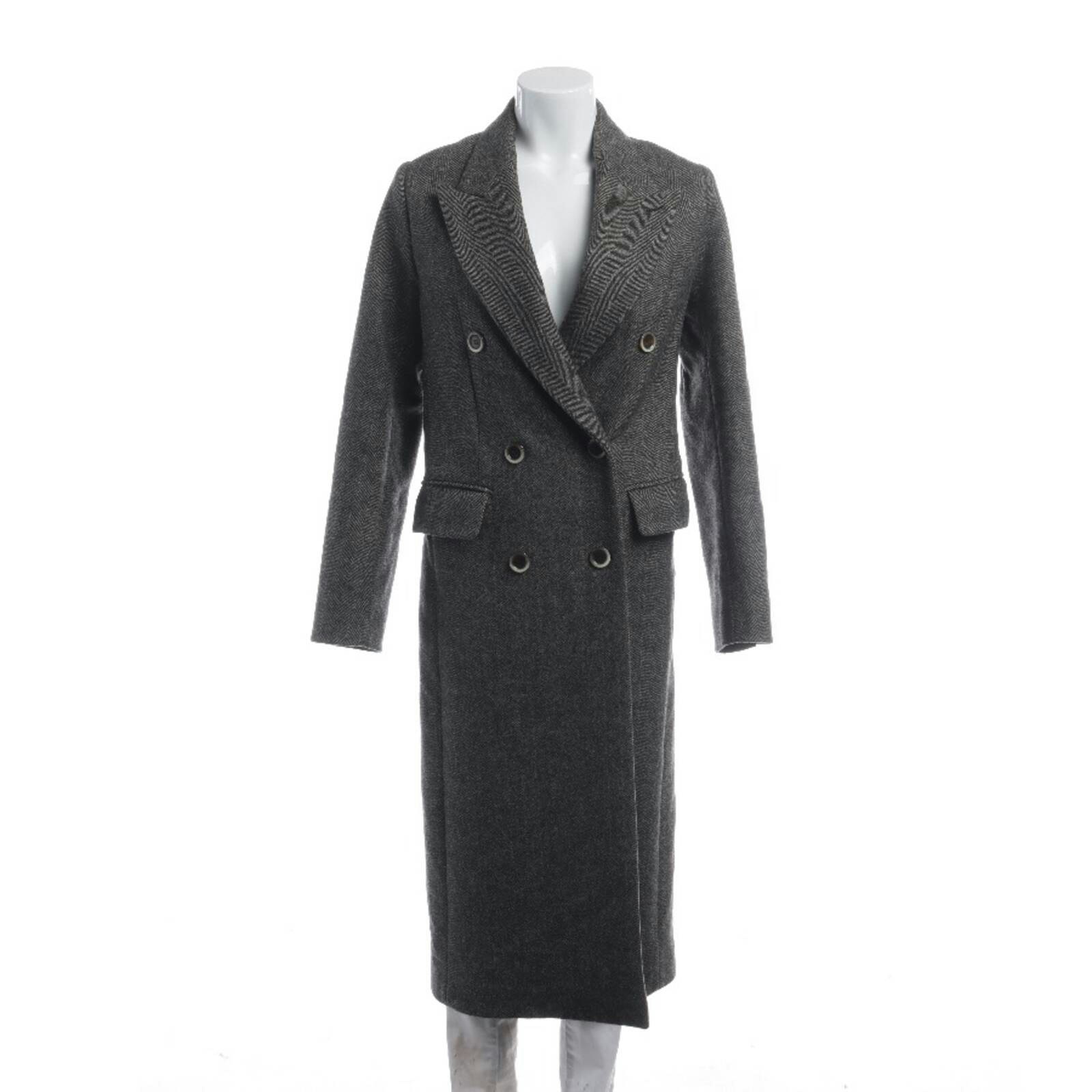 Image 1 of Mid-Season Coat 34 Gray in color Gray | Vite EnVogue