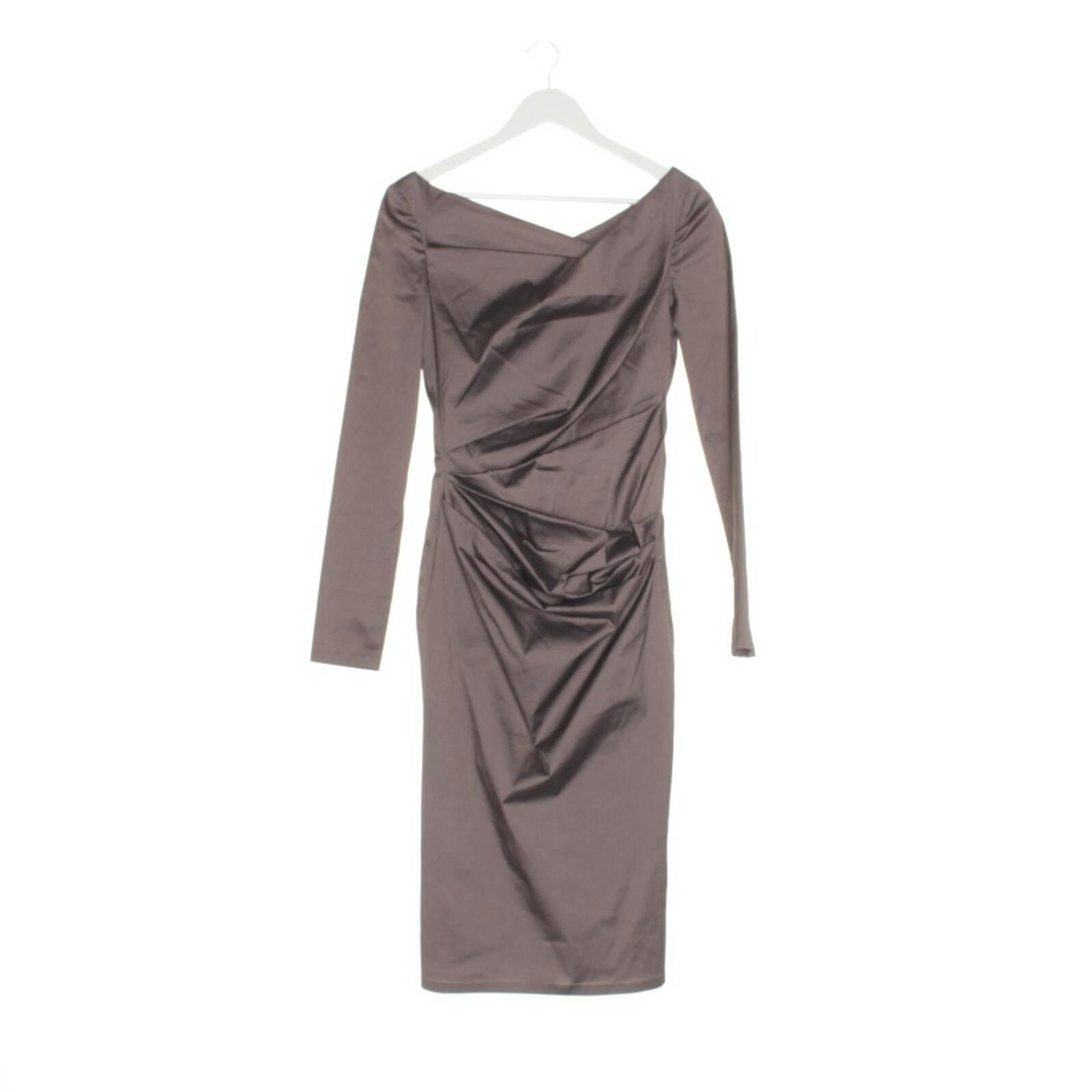 Image 1 of Dress 36 Brown in color Brown | Vite EnVogue