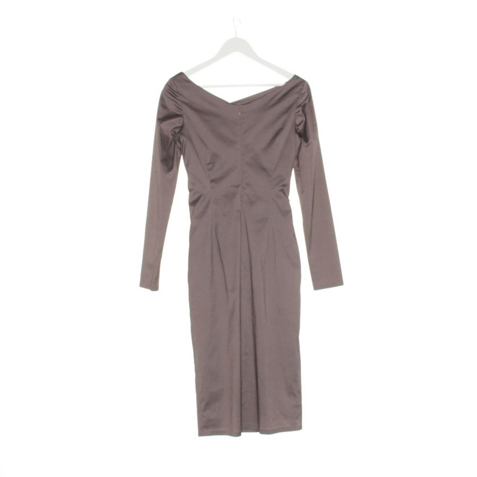 Image 2 of Dress 36 Brown in color Brown | Vite EnVogue