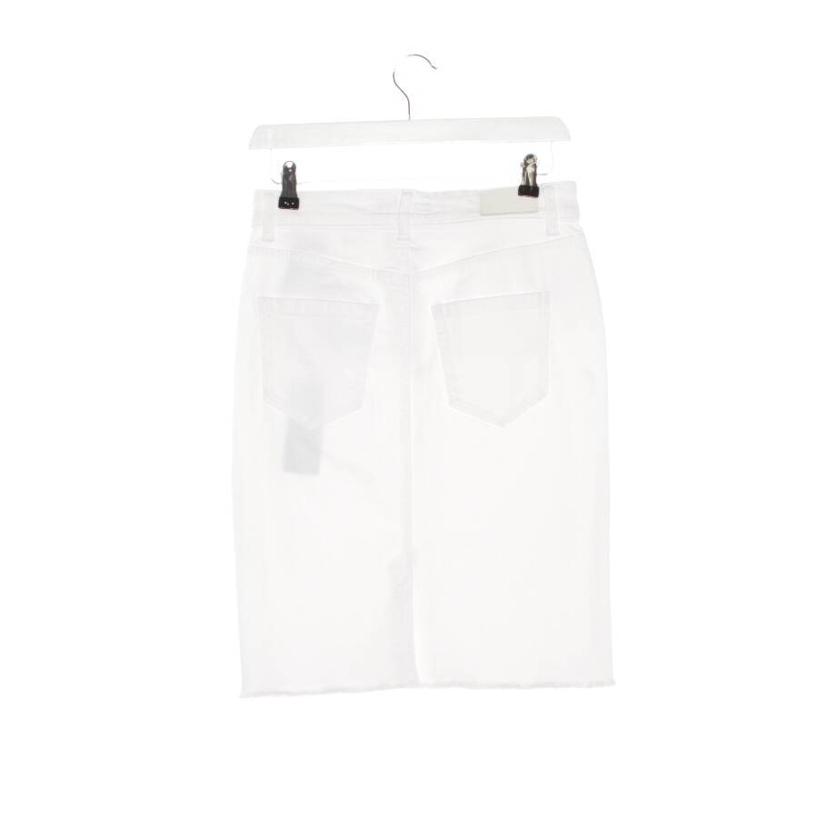 Image 2 of Skirt 34 White in color White | Vite EnVogue