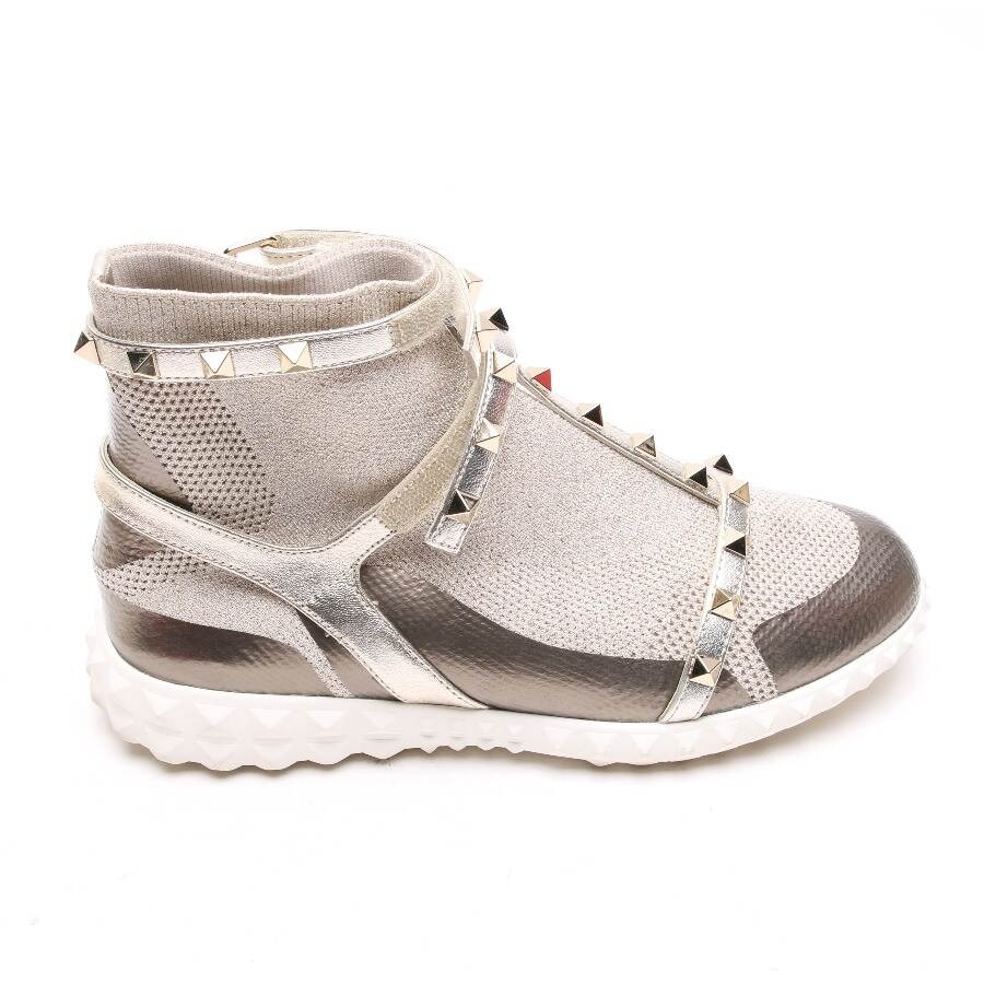 Image 1 of Rockstud Sneakers EUR 37.5 Rose Gold in color Metallic | Vite EnVogue