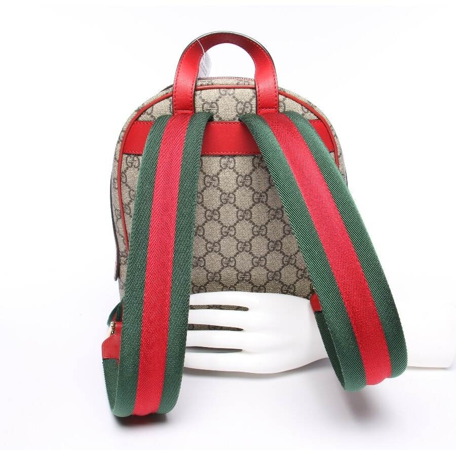 Image 2 of GG Supreme Monogram Kingsnake Heart Backpack Multicolored in color Multicolored | Vite EnVogue