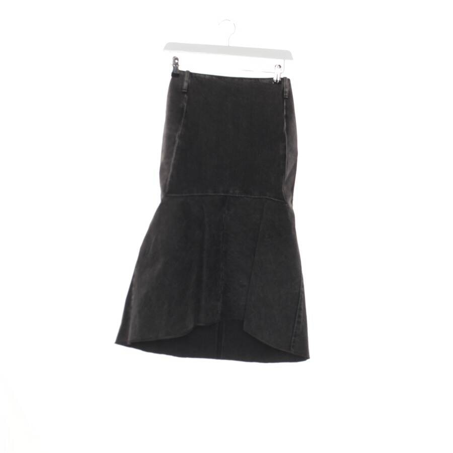 Image 1 of Skirt 34 Dark Gray in color Gray | Vite EnVogue