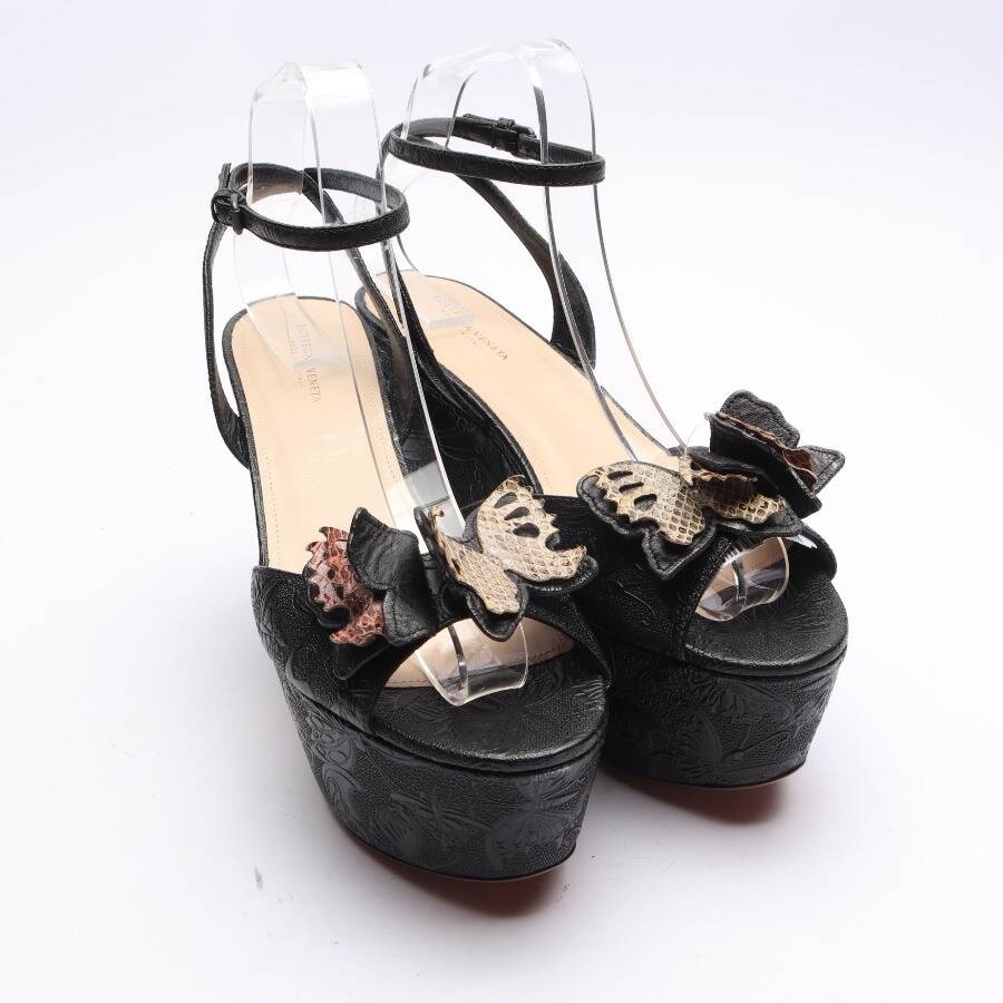 Image 1 of Heeled Sandals EUR38 Black in color Black | Vite EnVogue