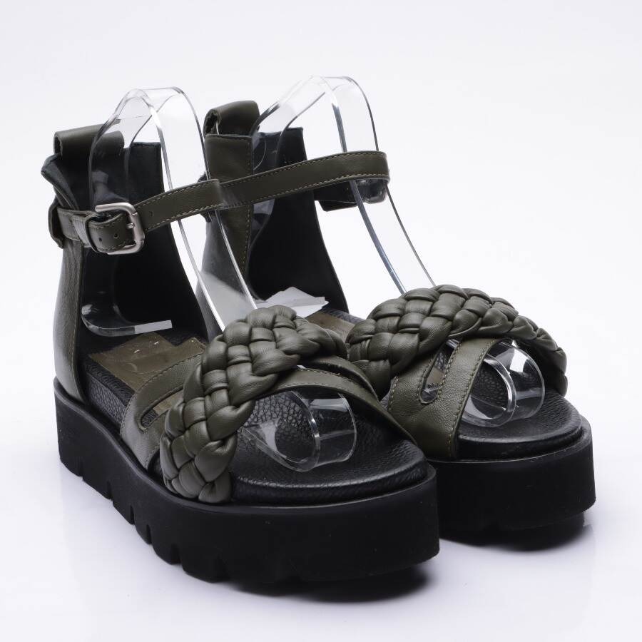 Image 1 of Sandals EUR 36 Green in color Green | Vite EnVogue