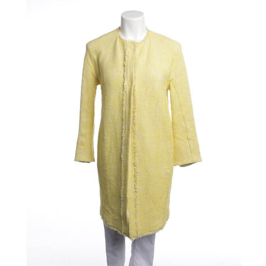 Image 1 of Mid-Season Coat 38 Yellow in color Yellow | Vite EnVogue