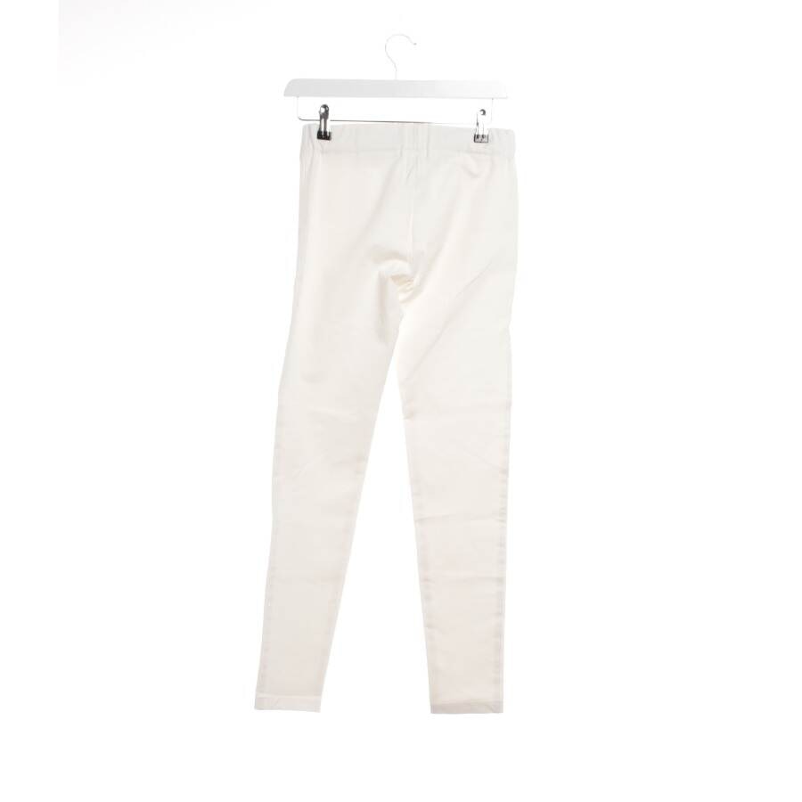 Image 2 of Trousers 34 Cream in color White | Vite EnVogue