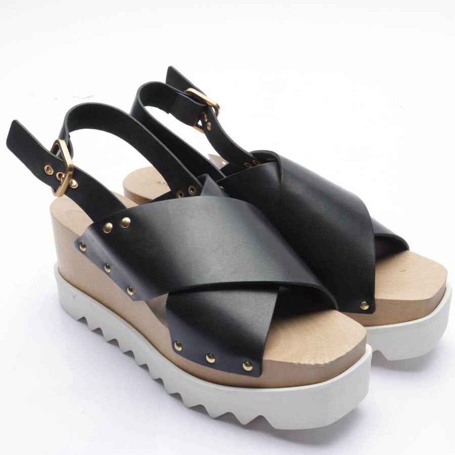 Image 1 of Wedges EUR 40.5 Black in color Black | Vite EnVogue