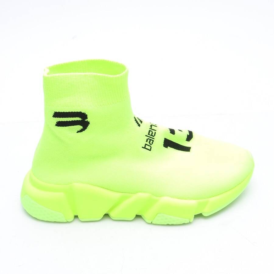 Image 1 of Speed Trainer High-Top Sneakers EUR 36 Neon Yellow in color Neon | Vite EnVogue