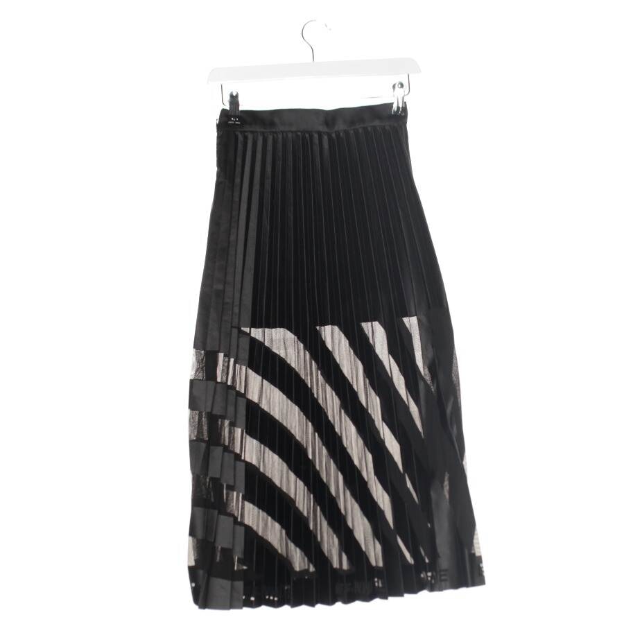 Image 2 of Skirt 34 Black in color Black | Vite EnVogue