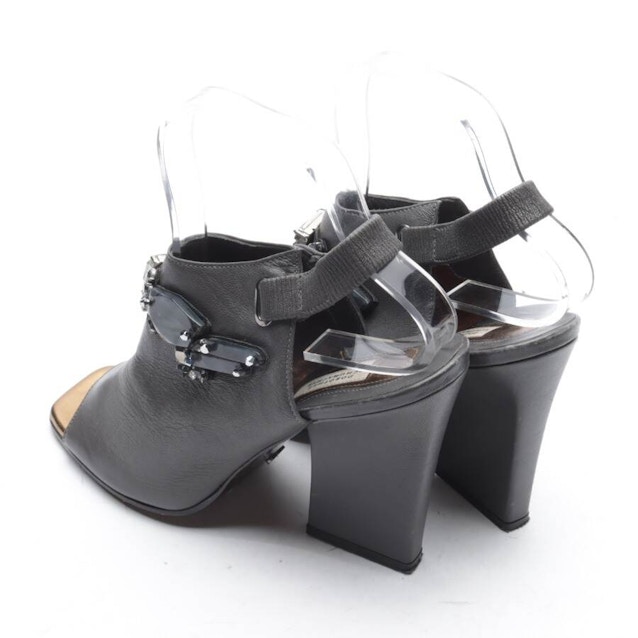 Heeled Sandals EUR 39.5 Gray | Vite EnVogue