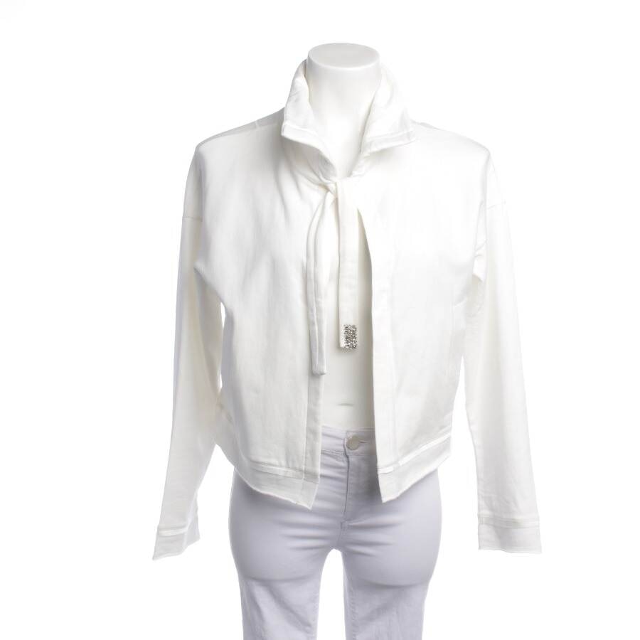 Image 1 of Zip-up Hoodie 34 White in color White | Vite EnVogue