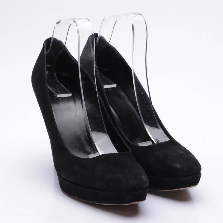 Image 1 of Wedges EUR 40 Black in color Black | Vite EnVogue