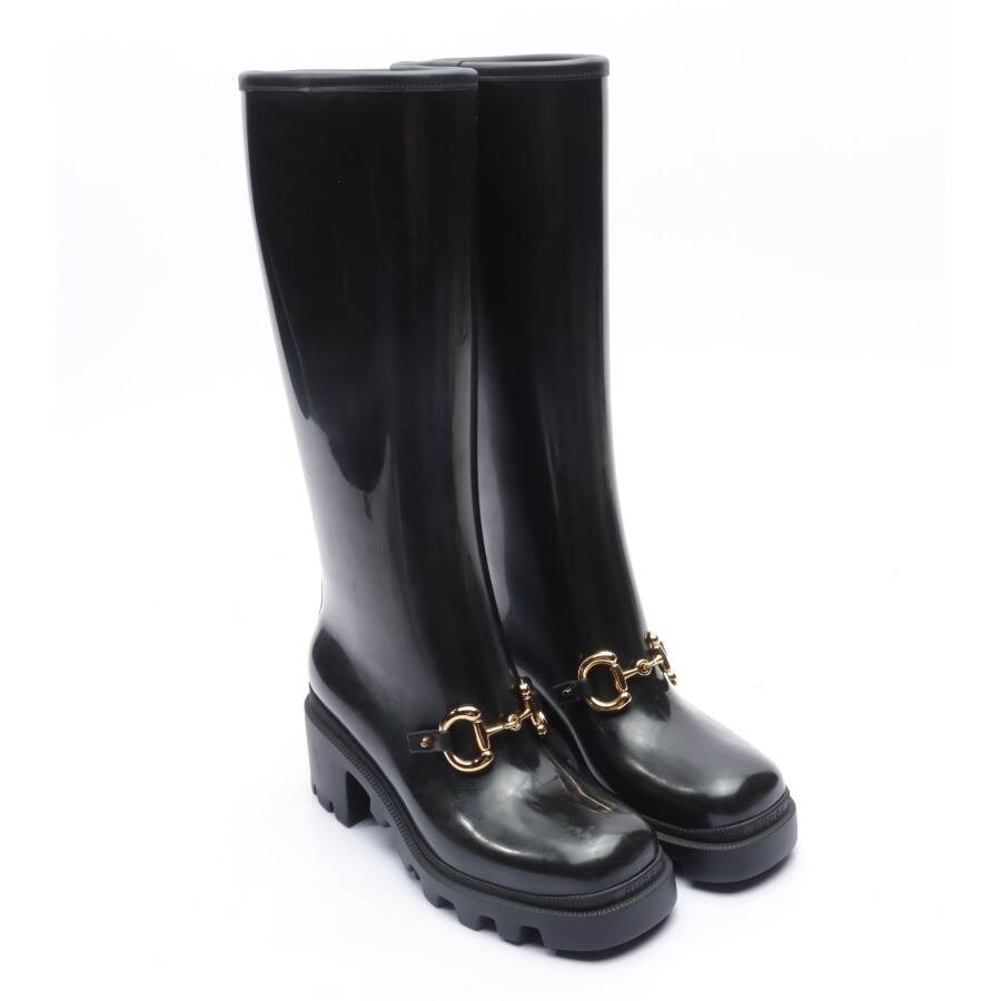 Image 1 of Rain Boots EUR 36.5 Black in color Black | Vite EnVogue