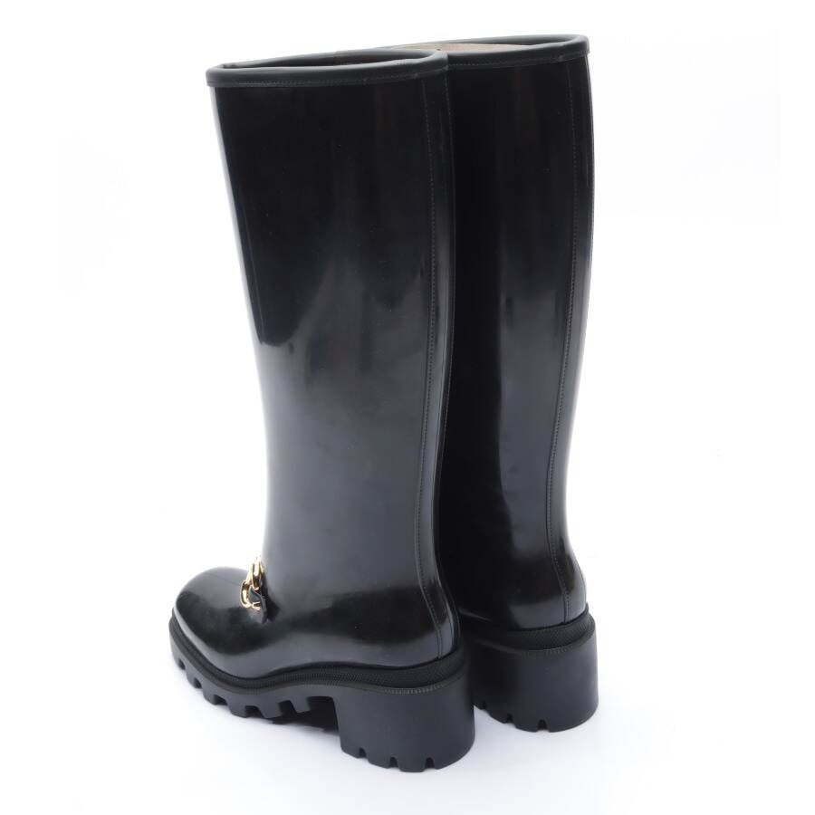 Image 2 of Rain Boots EUR 36.5 Black in color Black | Vite EnVogue