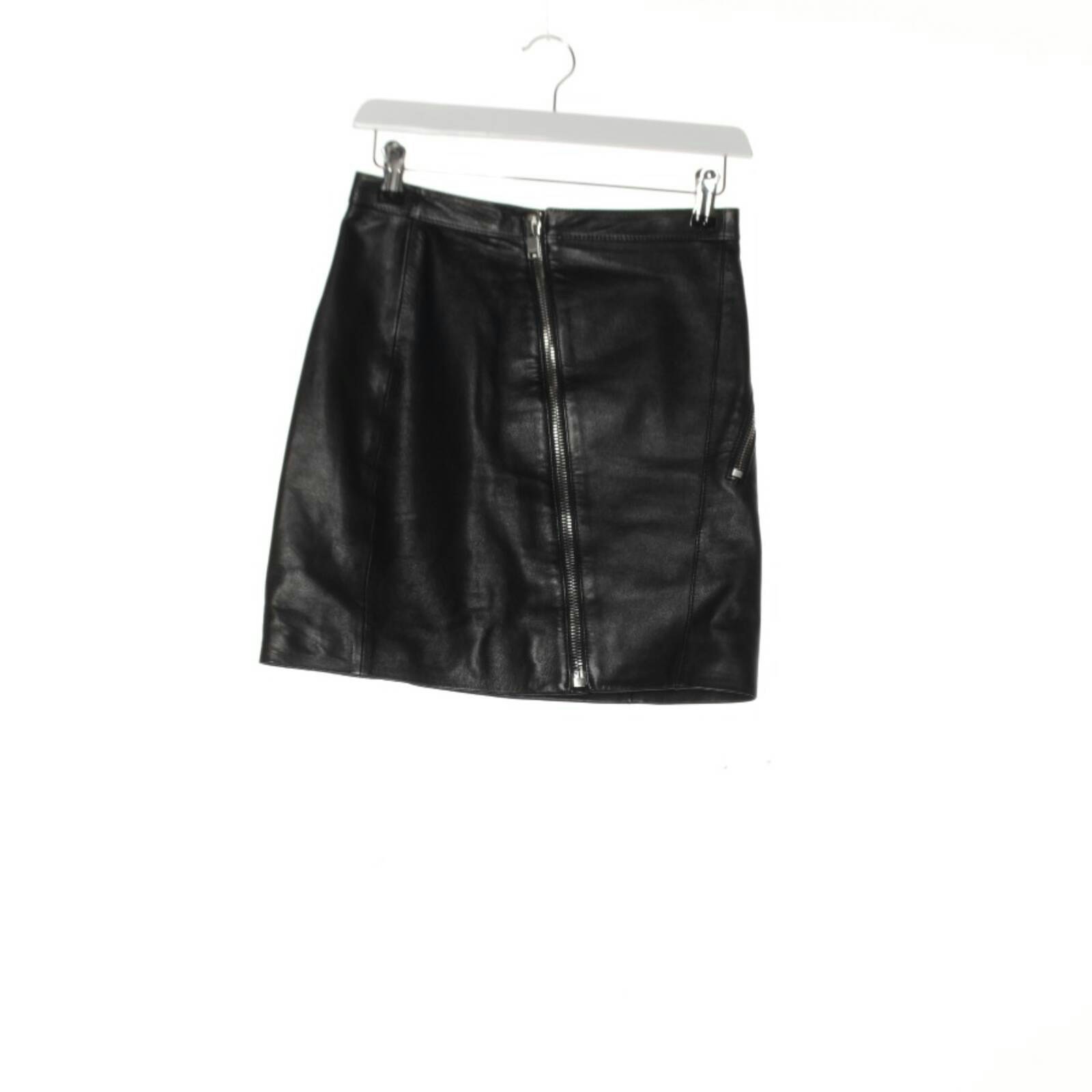 Image 1 of Skirt 36 Black in color Black | Vite EnVogue