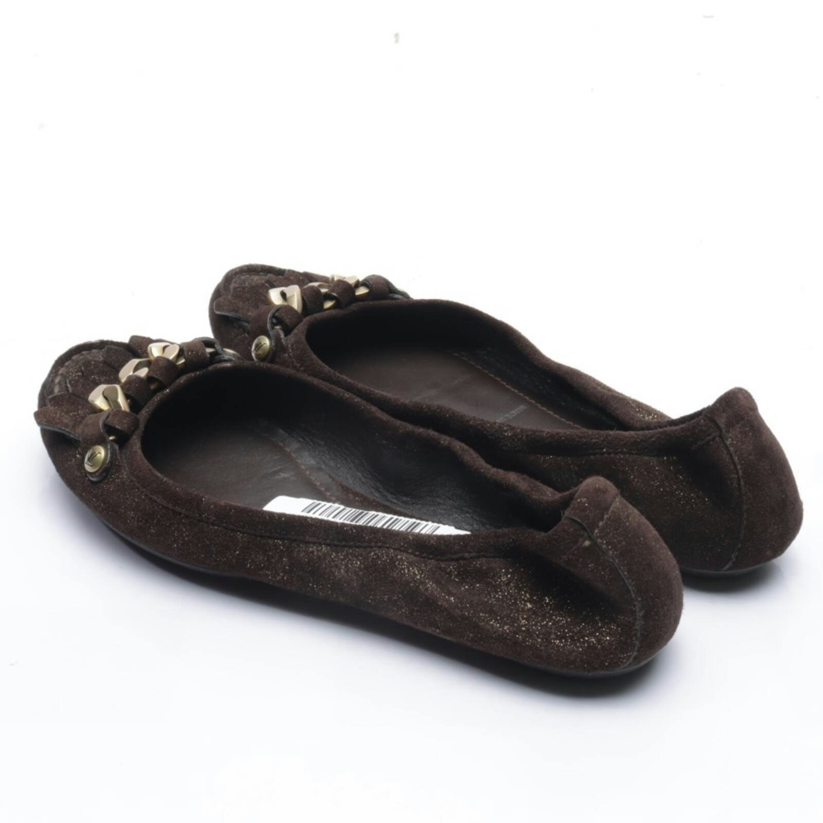 Image 2 of Ballet Flats EUR 37 Dark Brown in color Brown | Vite EnVogue