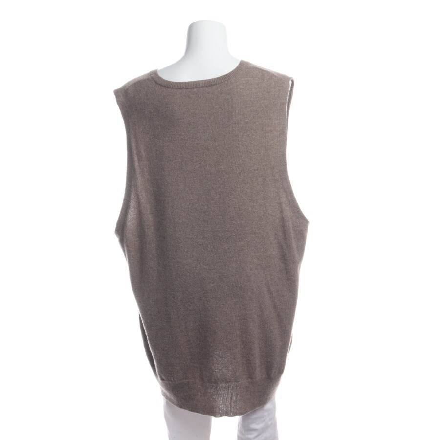 Image 2 of Sweater Vest One Size Brown in color Brown | Vite EnVogue