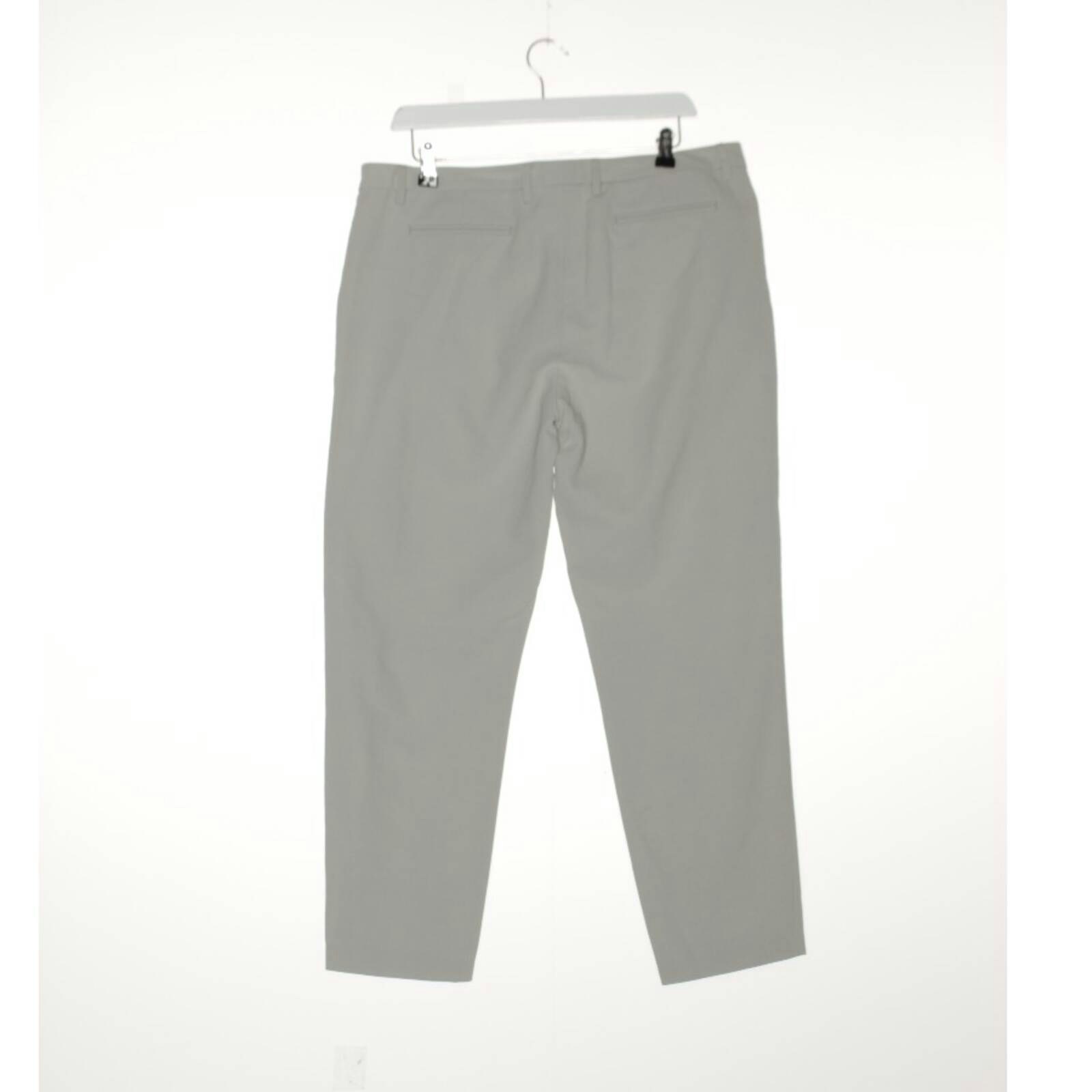 Image 2 of Pants 42 Light Gray in color Gray | Vite EnVogue