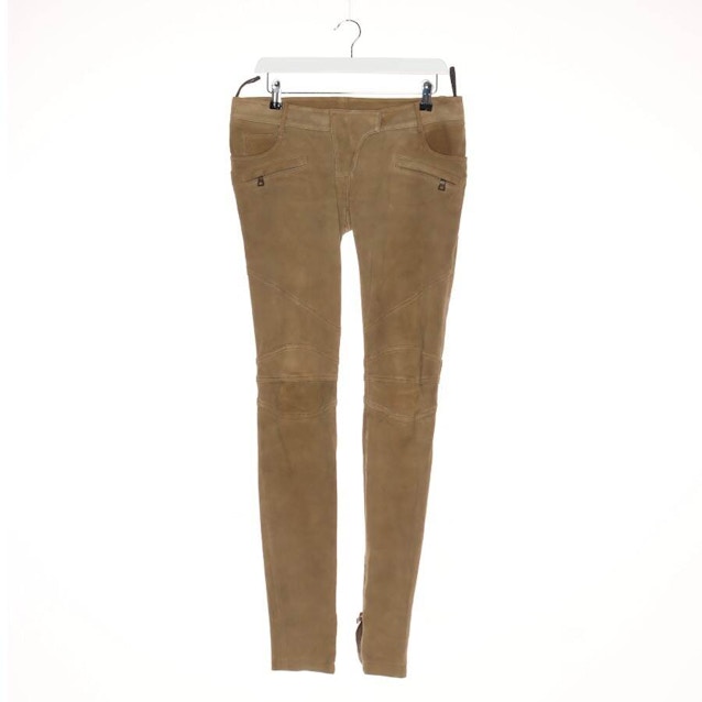 Image 1 of Leather Pants 38 Olive Green | Vite EnVogue