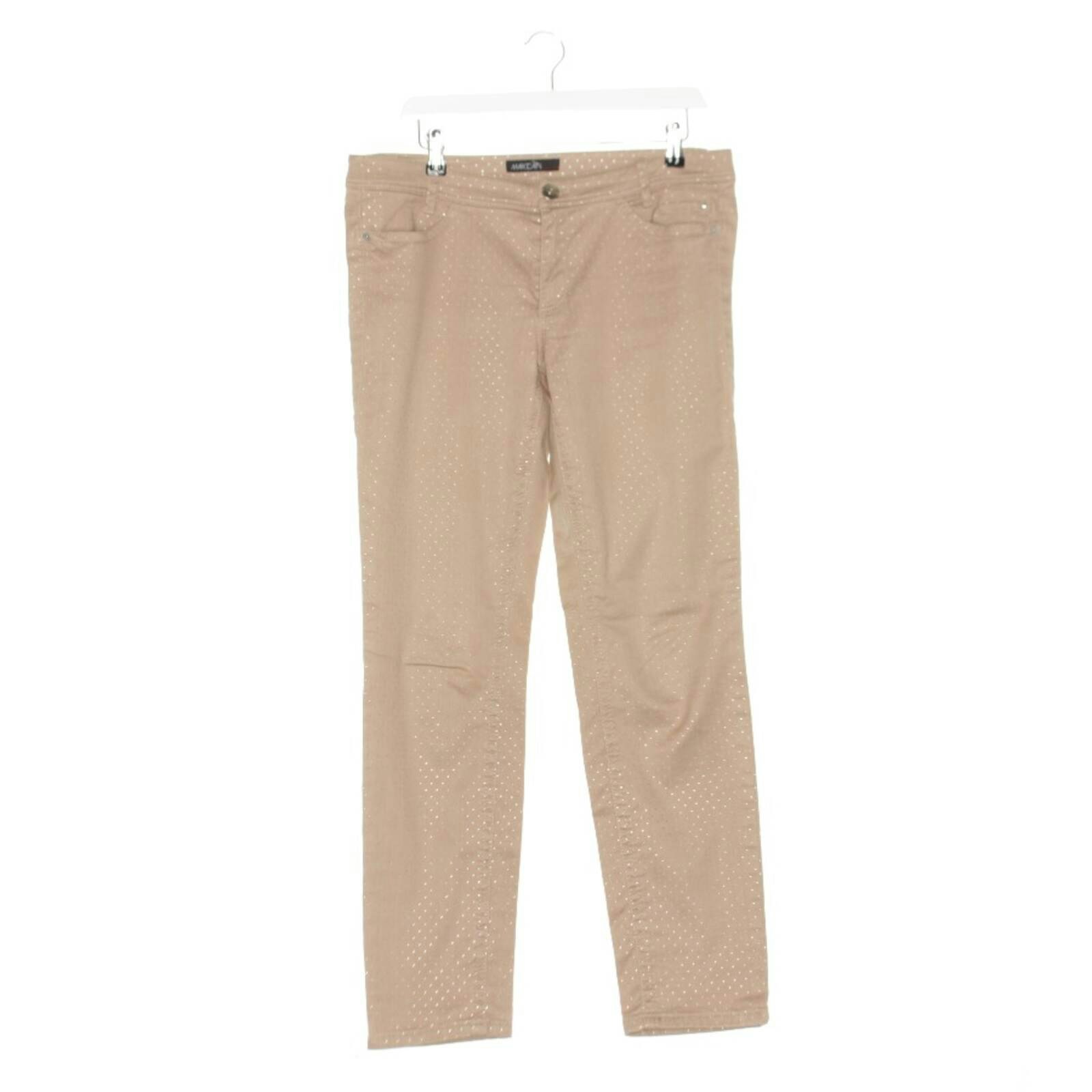 Image 1 of Pants 42 Light Brown in color Brown | Vite EnVogue