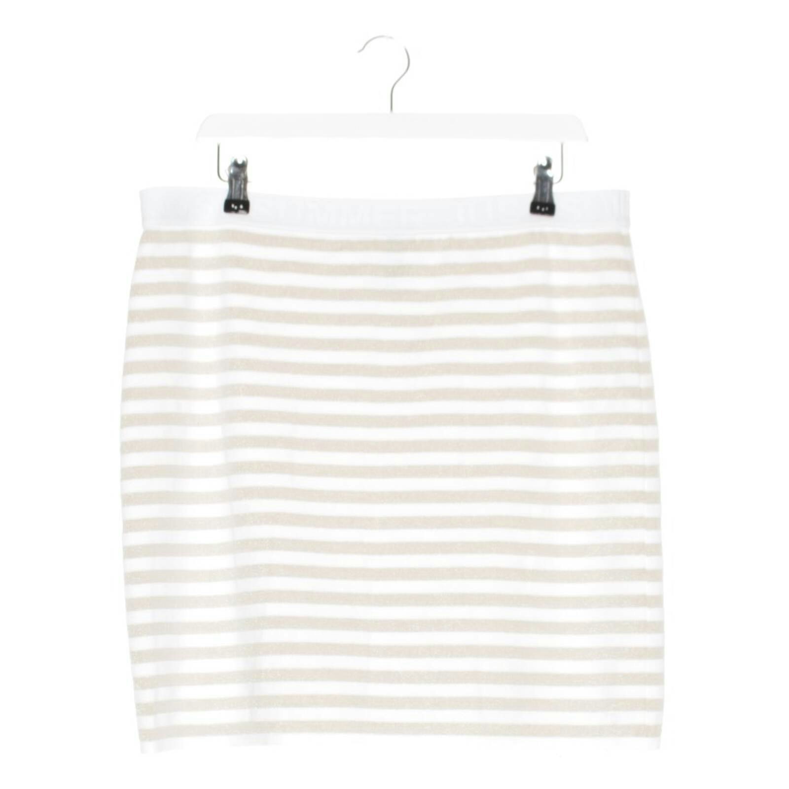 Image 1 of Skirt 44 Beige in color White | Vite EnVogue