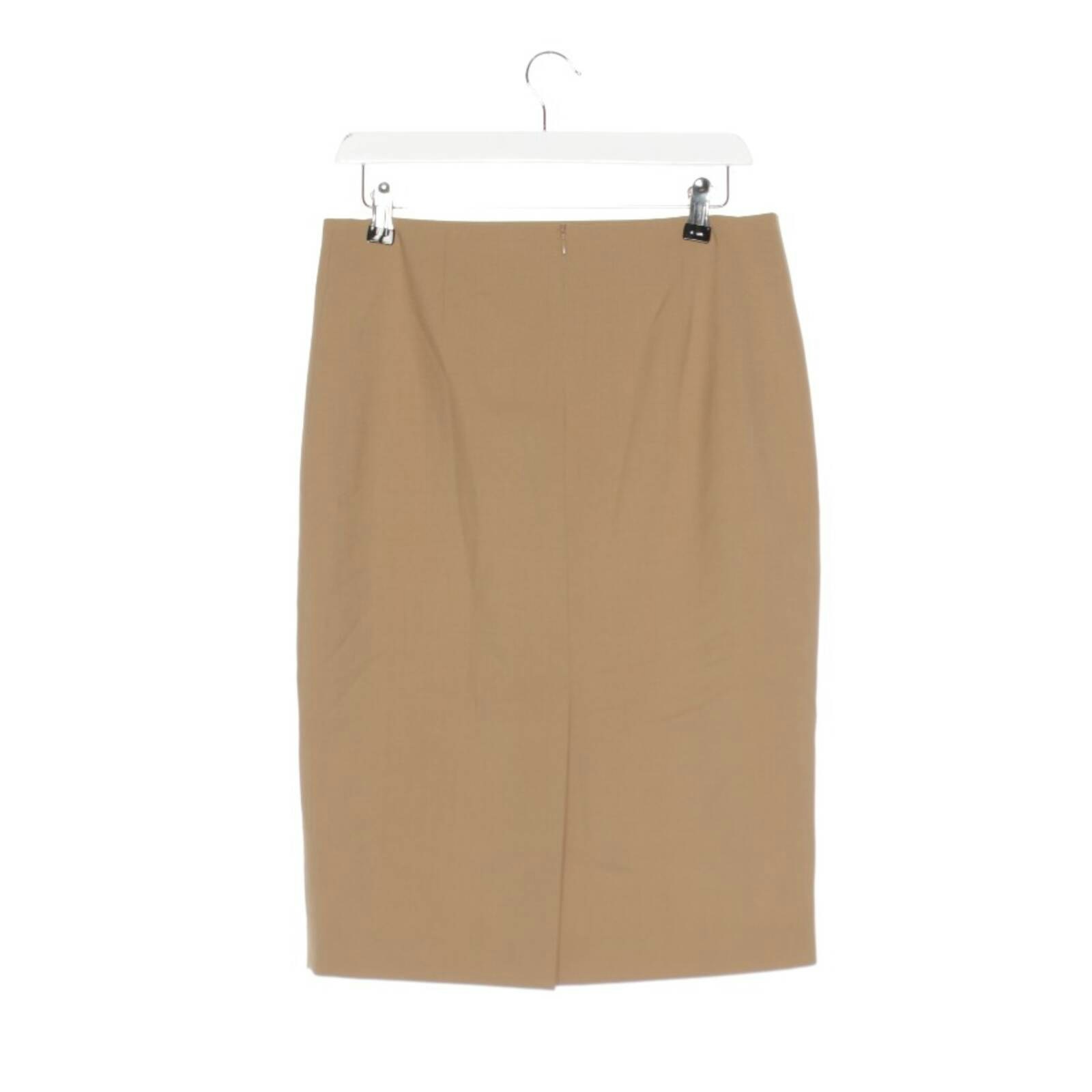 Image 2 of Skirt 36 Light Brown in color Brown | Vite EnVogue