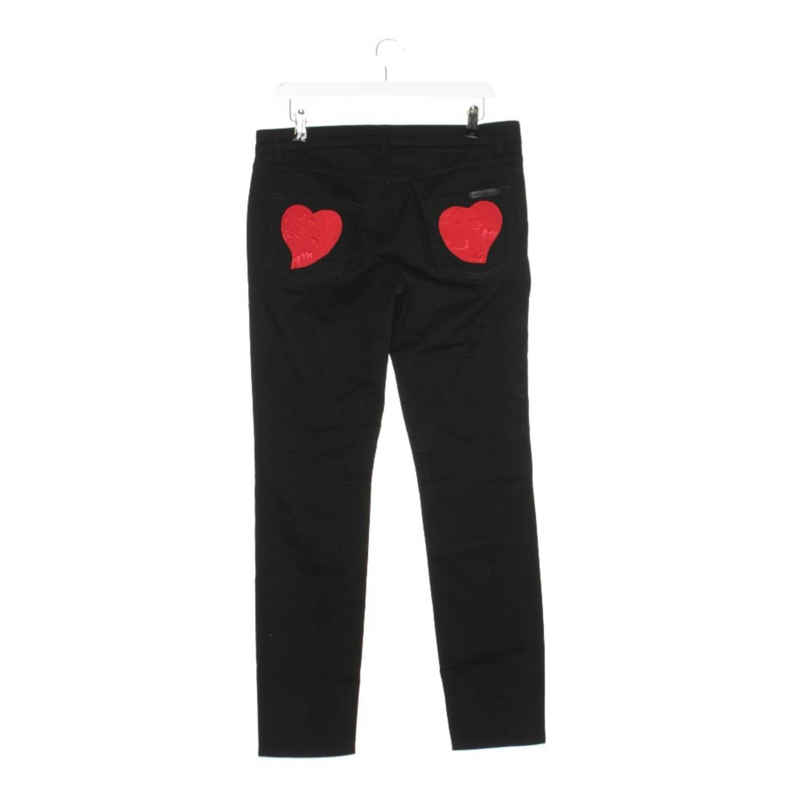 Image 2 of Pants 38 Black in color Black | Vite EnVogue