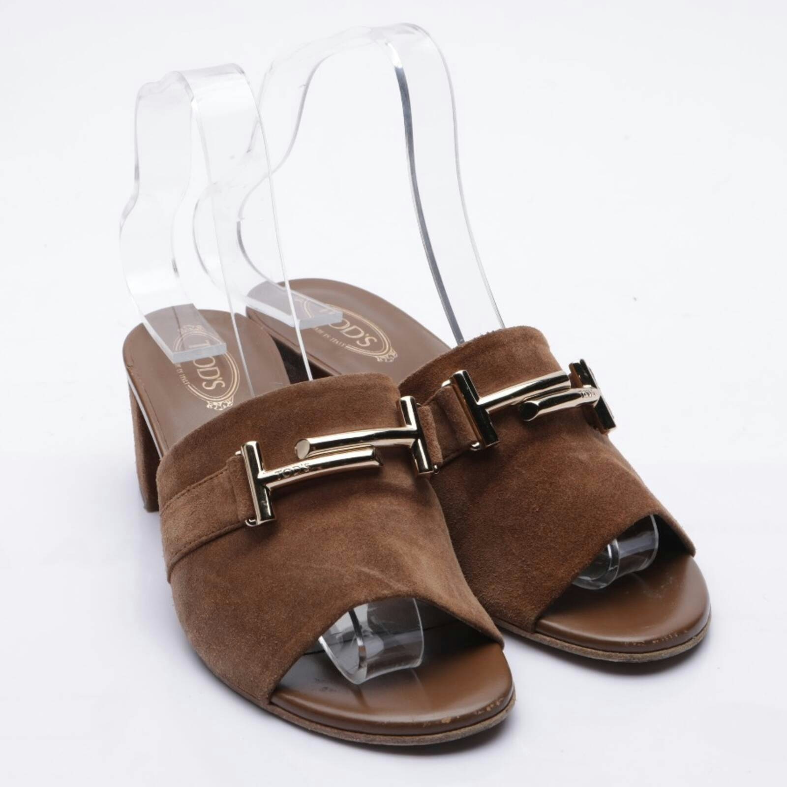 Image 1 of Heeled Sandals EUR 36 Brown in color Brown | Vite EnVogue