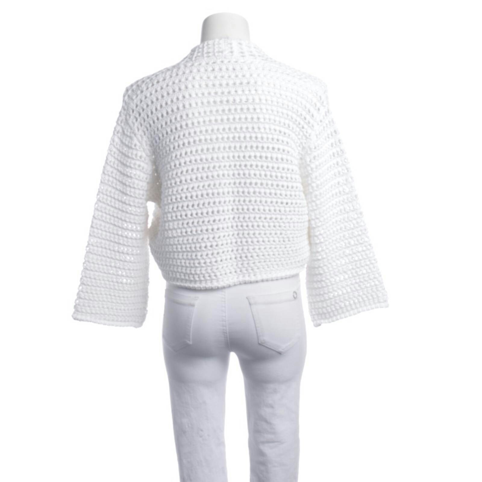 Image 2 of Cardigan M White in color White | Vite EnVogue