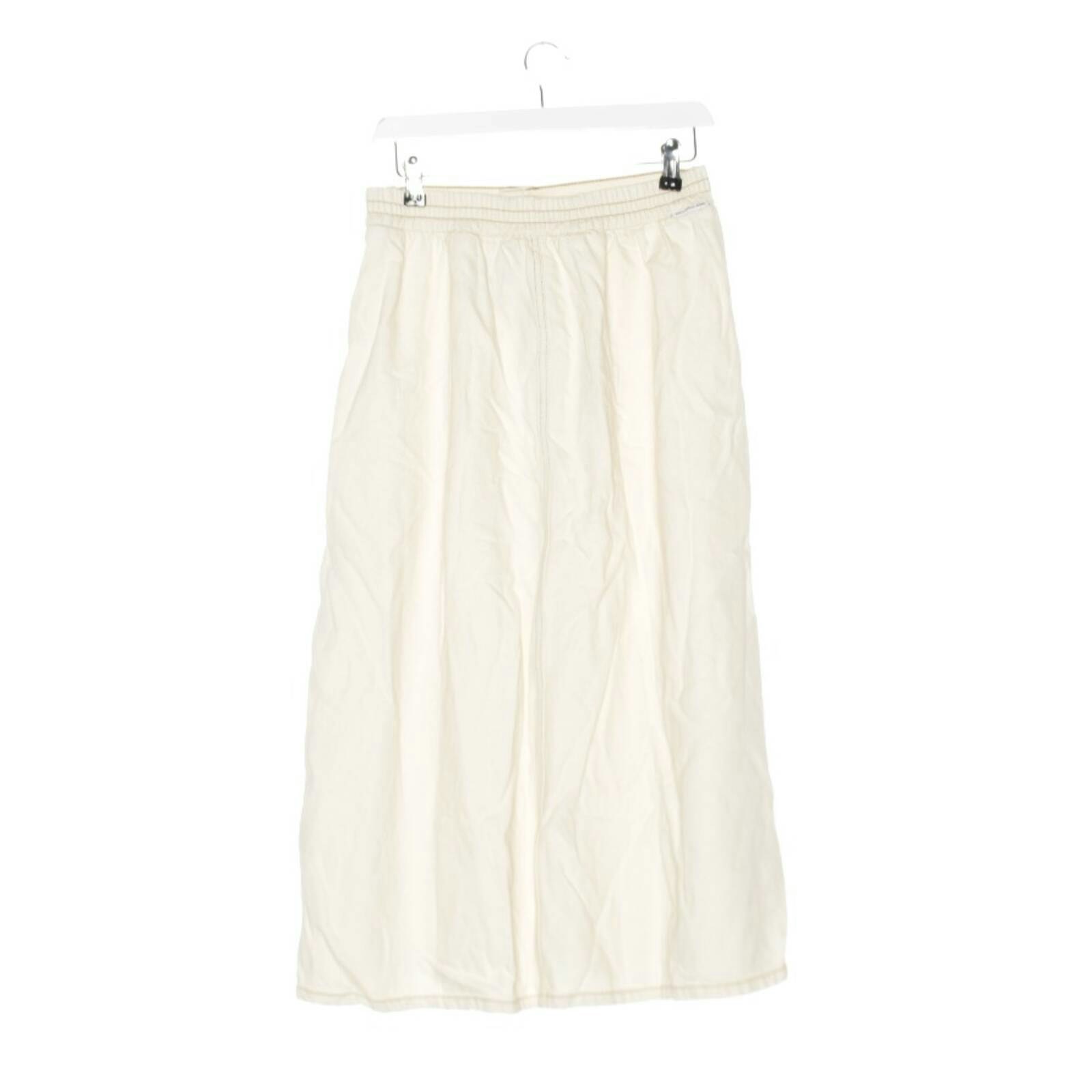 Image 2 of Skirt W28 Beige in color White | Vite EnVogue