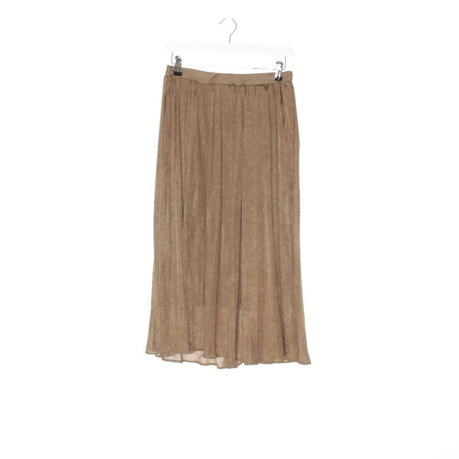 Image 1 of Skirt S Dark Brown in color Brown | Vite EnVogue