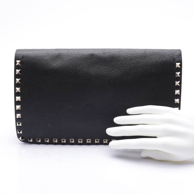 Rockstud Clutch Bag Black | Vite EnVogue