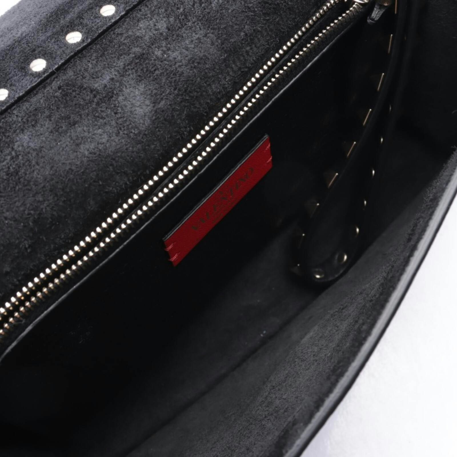 Image 3 of Rockstud Clutch Bag Black in color Black | Vite EnVogue