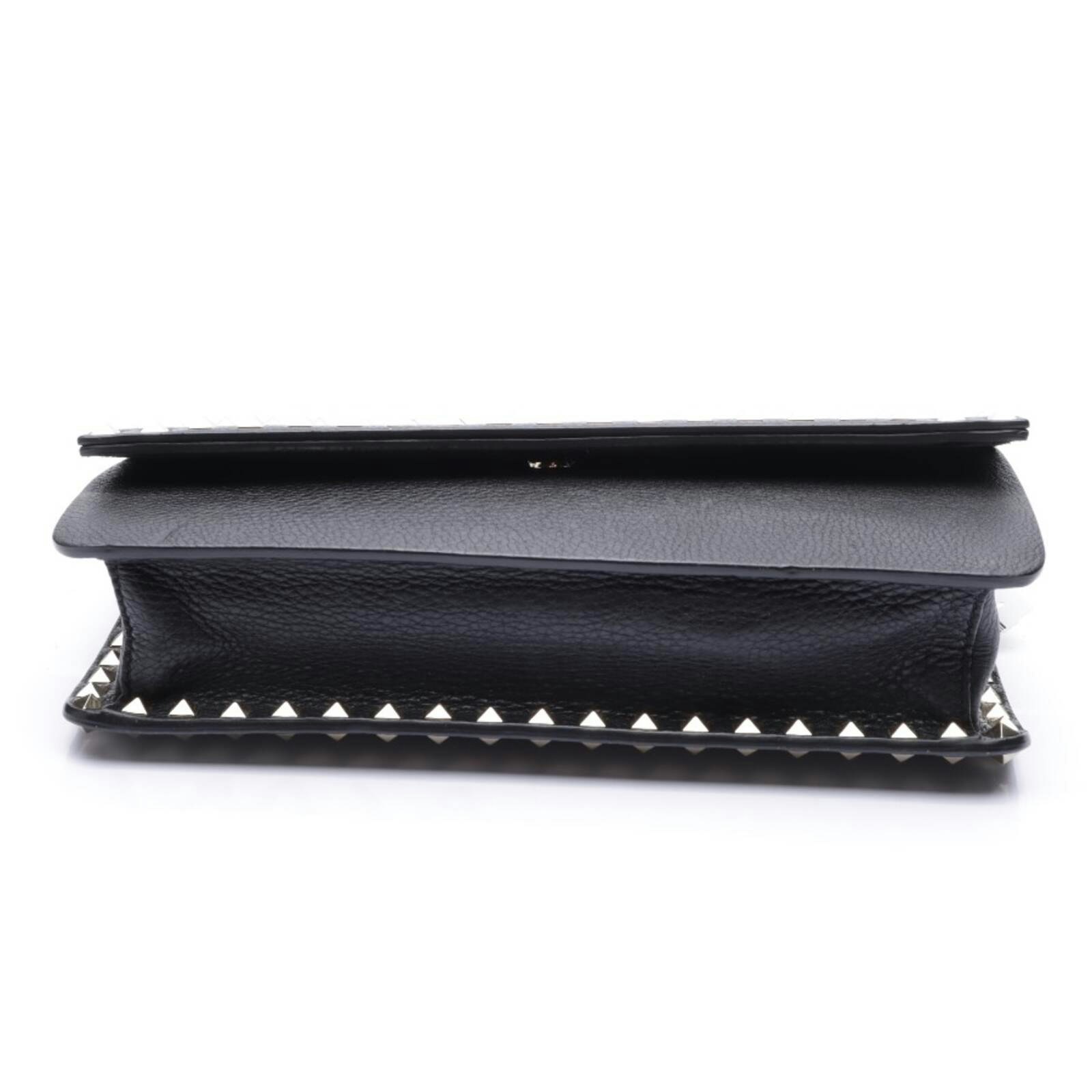 Image 4 of Rockstud Clutch Bag Black in color Black | Vite EnVogue