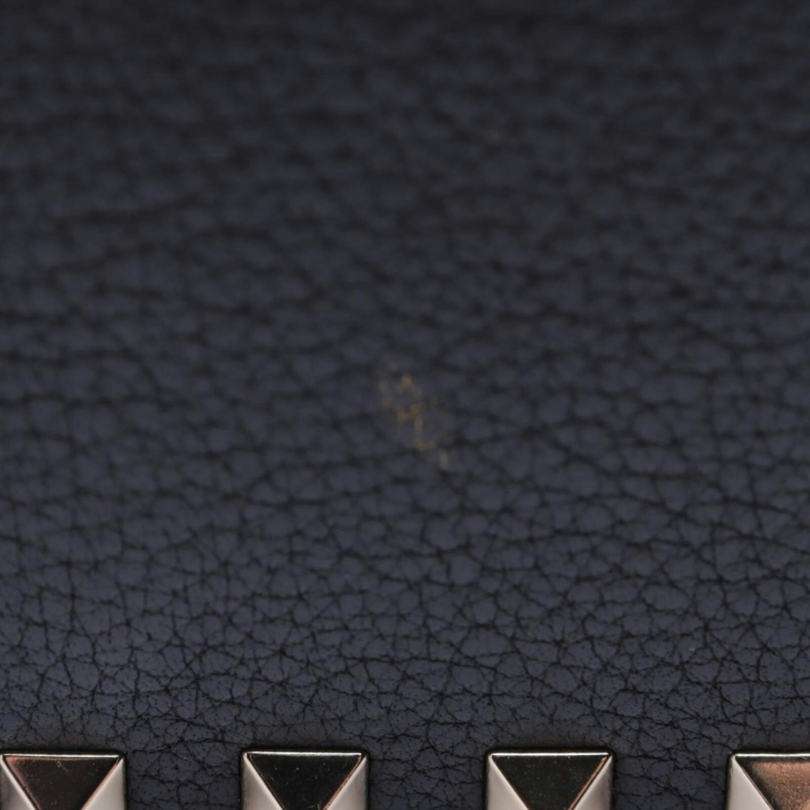 Image 7 of Rockstud Clutch Bag Black in color Black | Vite EnVogue