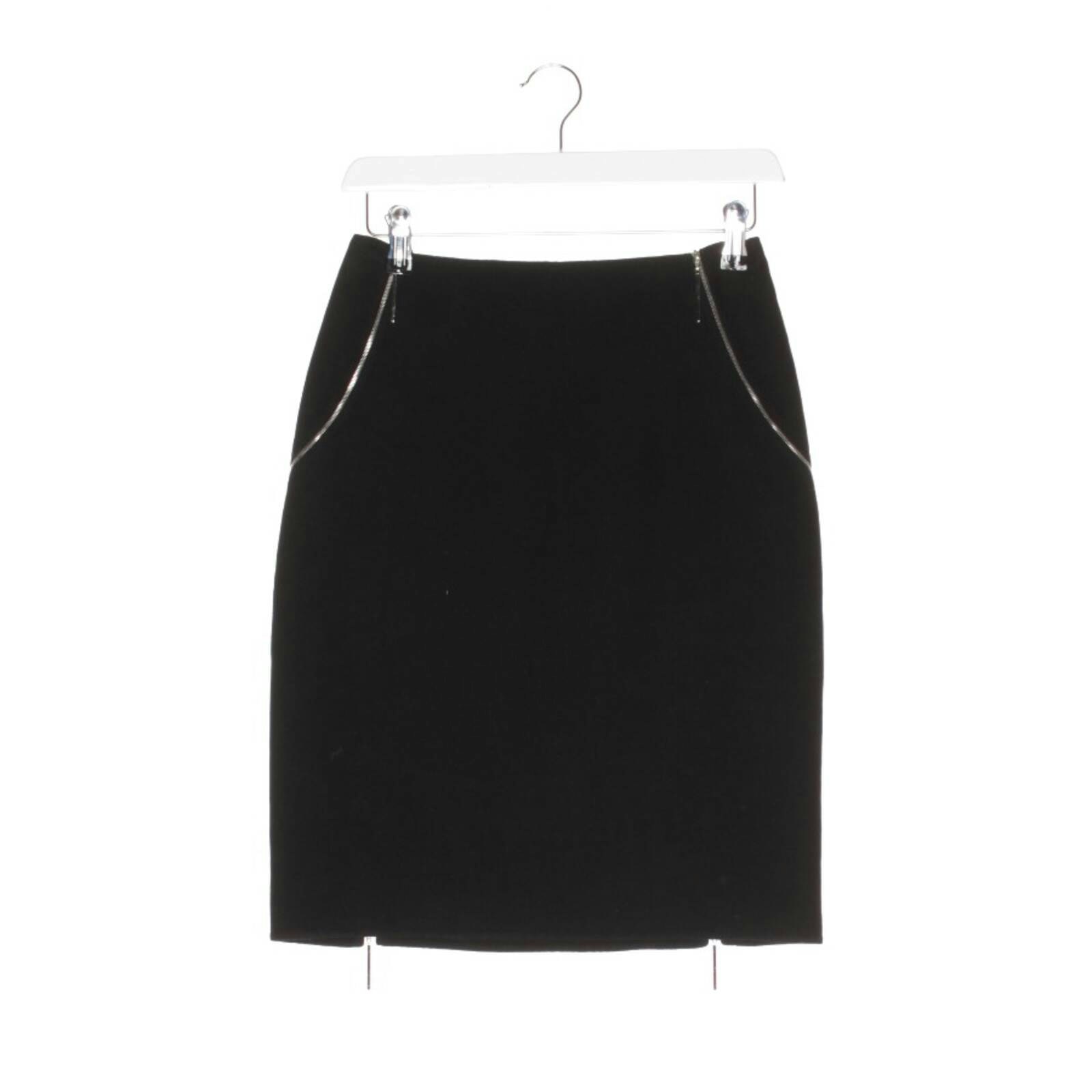 Image 1 of Skirt 34 Black in color Black | Vite EnVogue