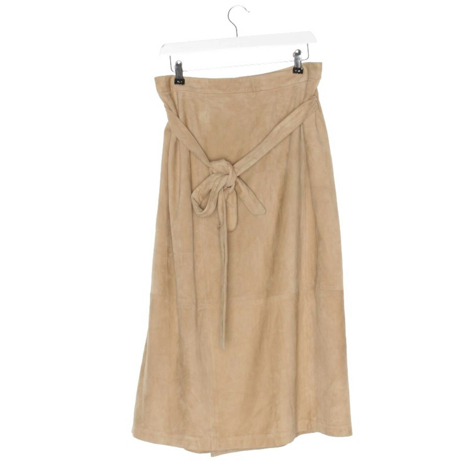 Image 2 of Skirt 42 Camel in color Brown | Vite EnVogue