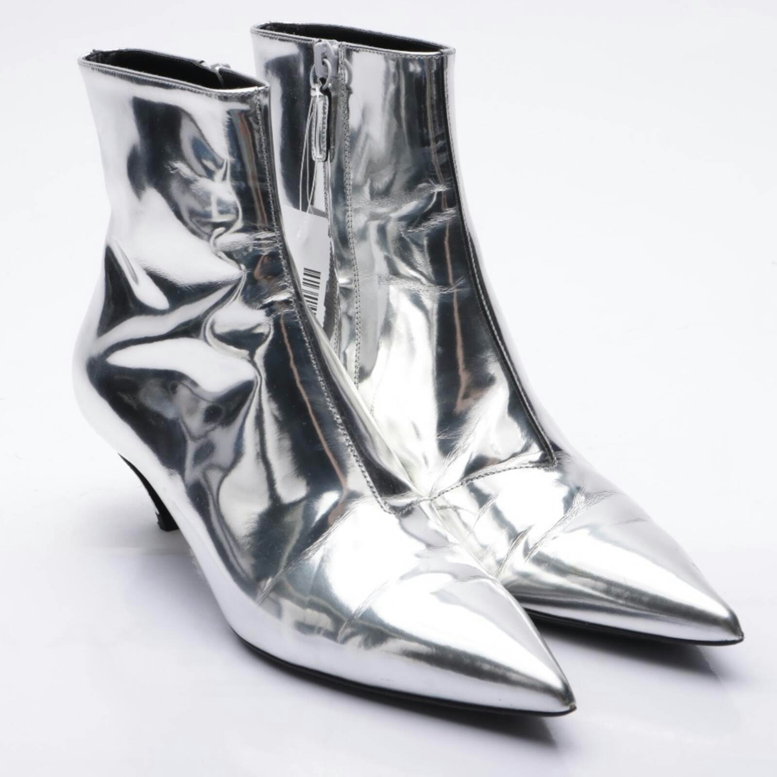 Image 1 of Ankle Boots EUR38 Silver in color Metallic | Vite EnVogue