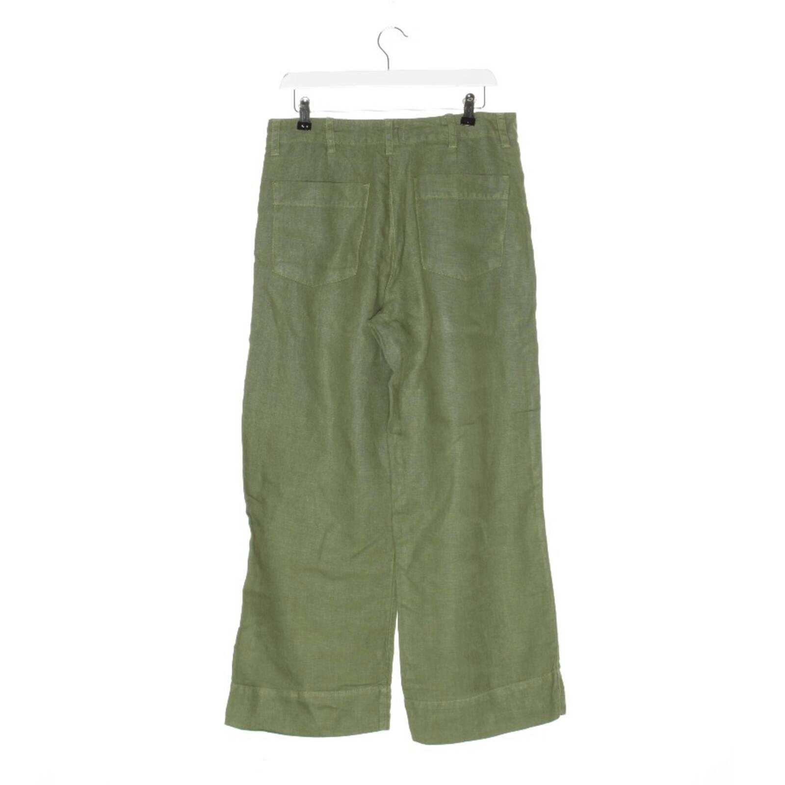 Image 2 of Pants 36 Green in color Green | Vite EnVogue