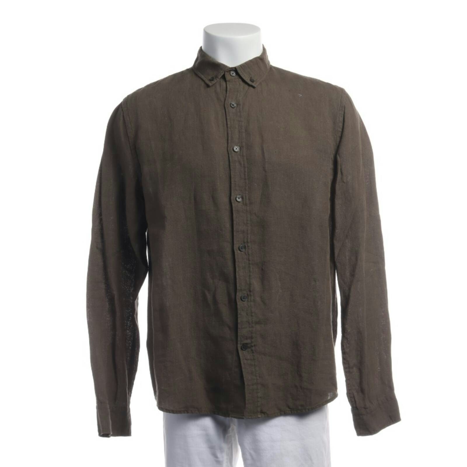 Image 1 of Shirt M Olive Green in color Green | Vite EnVogue