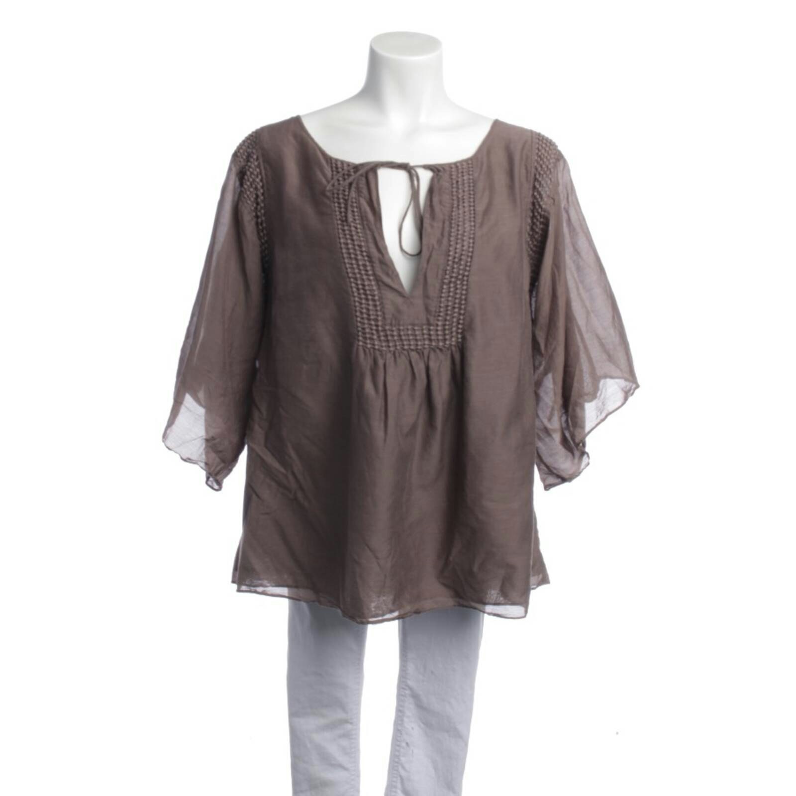 Image 1 of Blouse 38 Brown in color Brown | Vite EnVogue