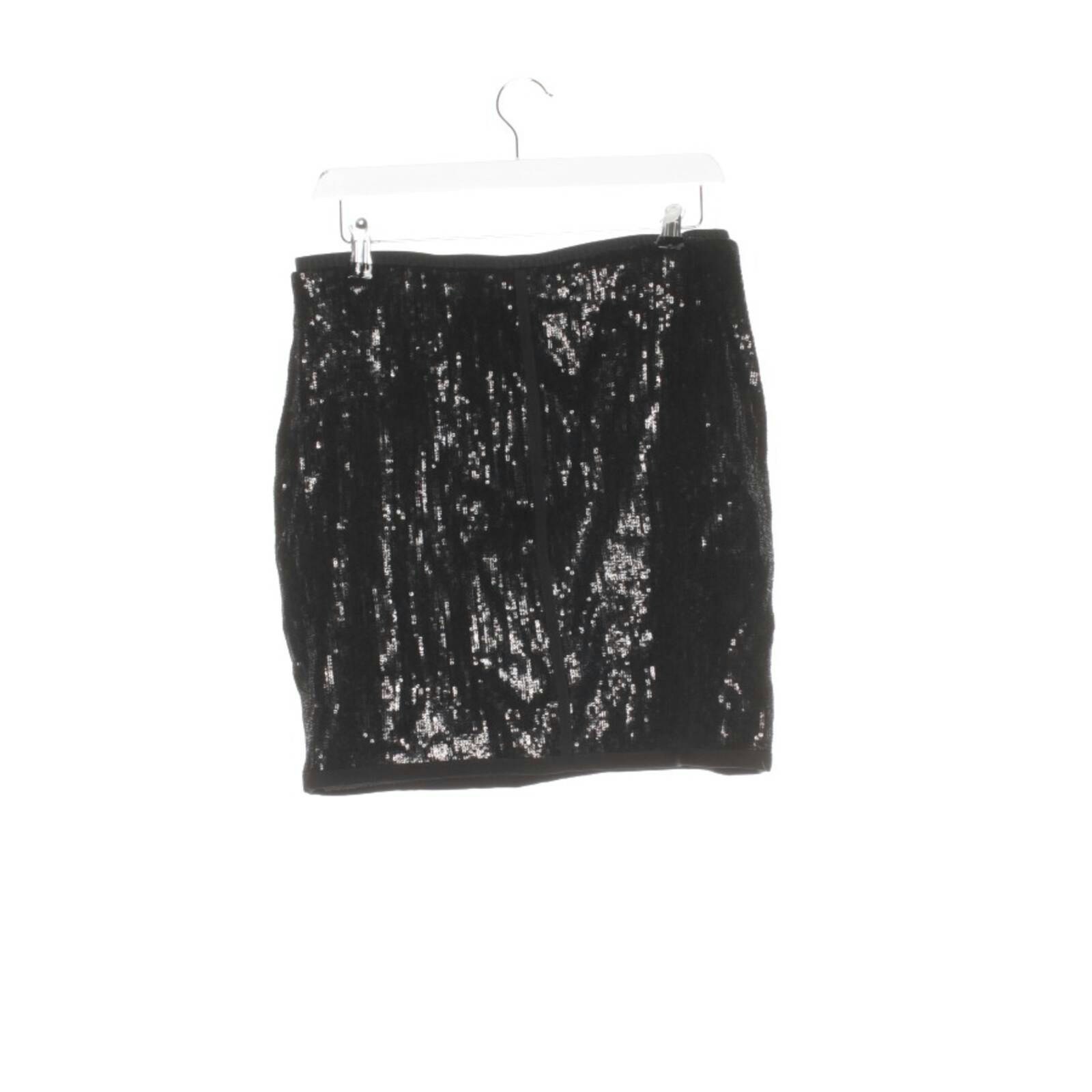 Image 2 of Skirt 38 Black in color Black | Vite EnVogue